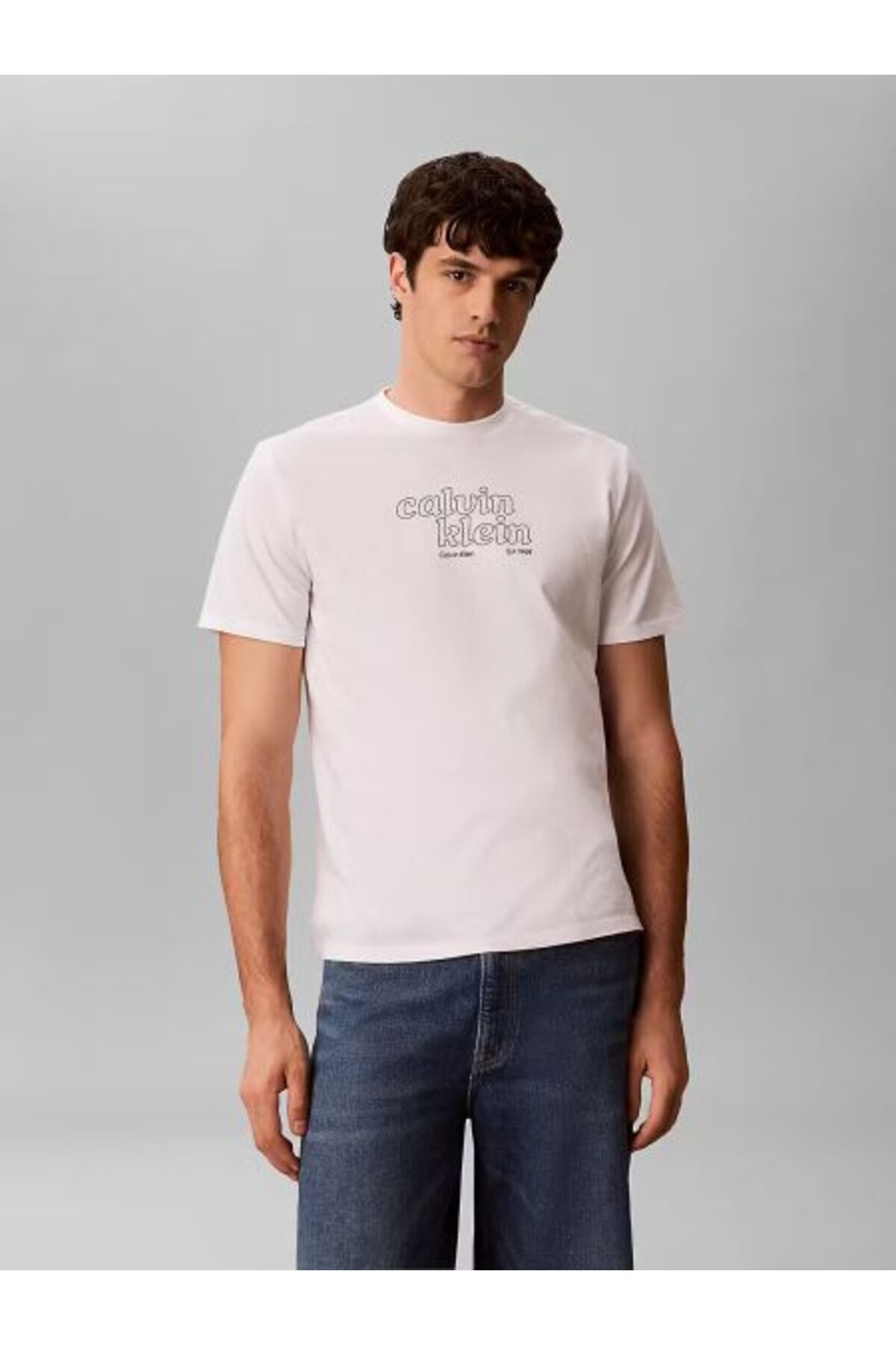 تیشرتمردانهCalvin Kleinسفید