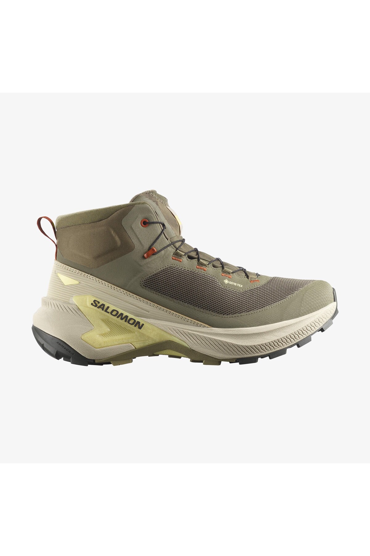 چکمه‌های مردانه‌ی فضای باز GENESIS MID GORE-TEX مدل Olive Night L45409400 سالومون کفش بیرونی Salomon