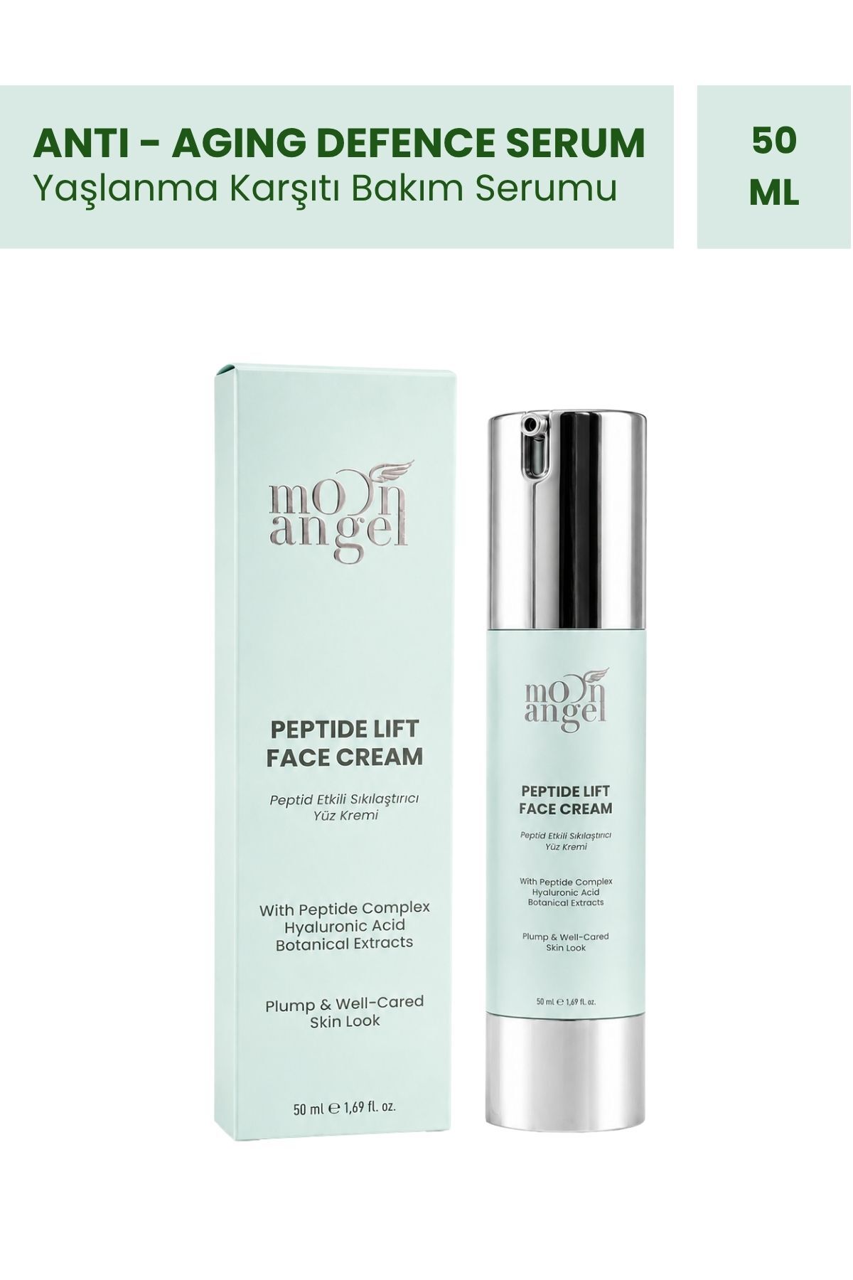 Peptide Yüz Kremi Anti-Aging Serum 2 li set — görsel 3