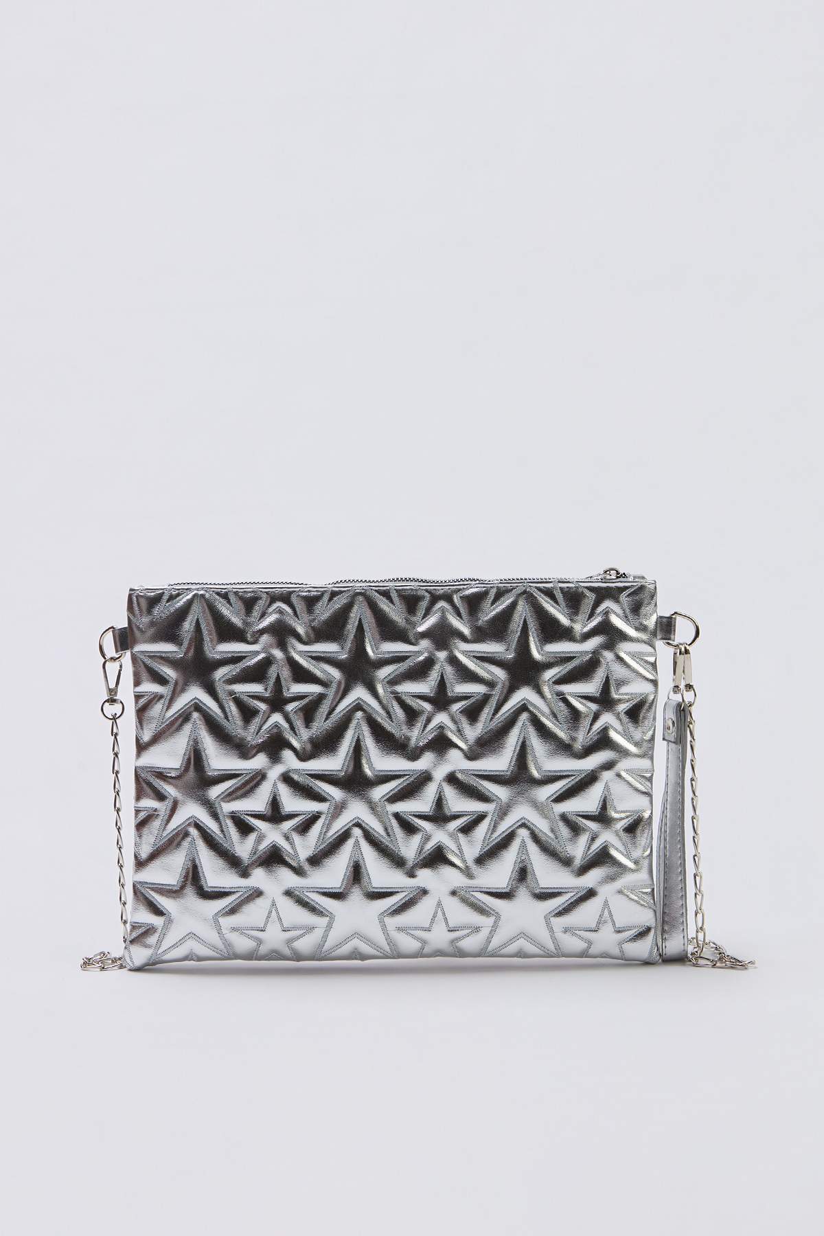 zenska-srebrna-clutch-torba