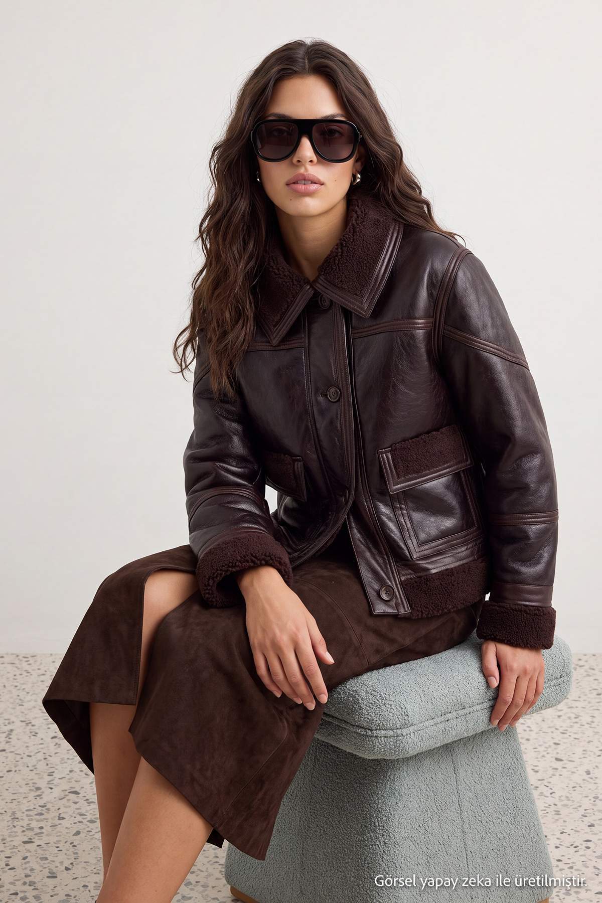 trendyolmilla-womens-brown-plain-long-regular