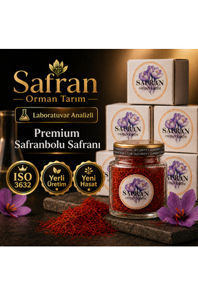 Safran Orman Tarım Yeni Hasat - 1 gram Tarihi Safranbolu Safranı - Laboratuva...