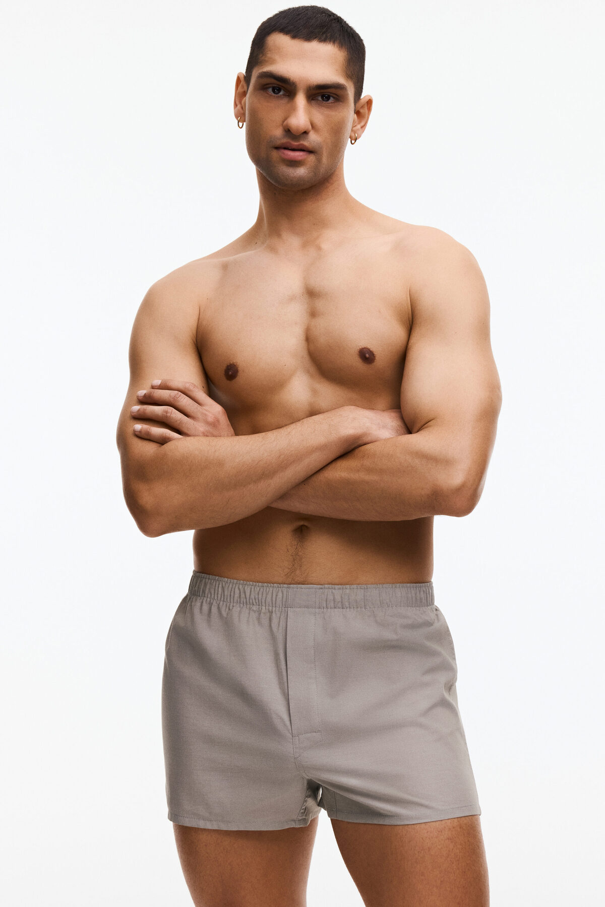 بسته 4 عددی شورت بوکسور بافته شده اچ اند ام باکسر H&M