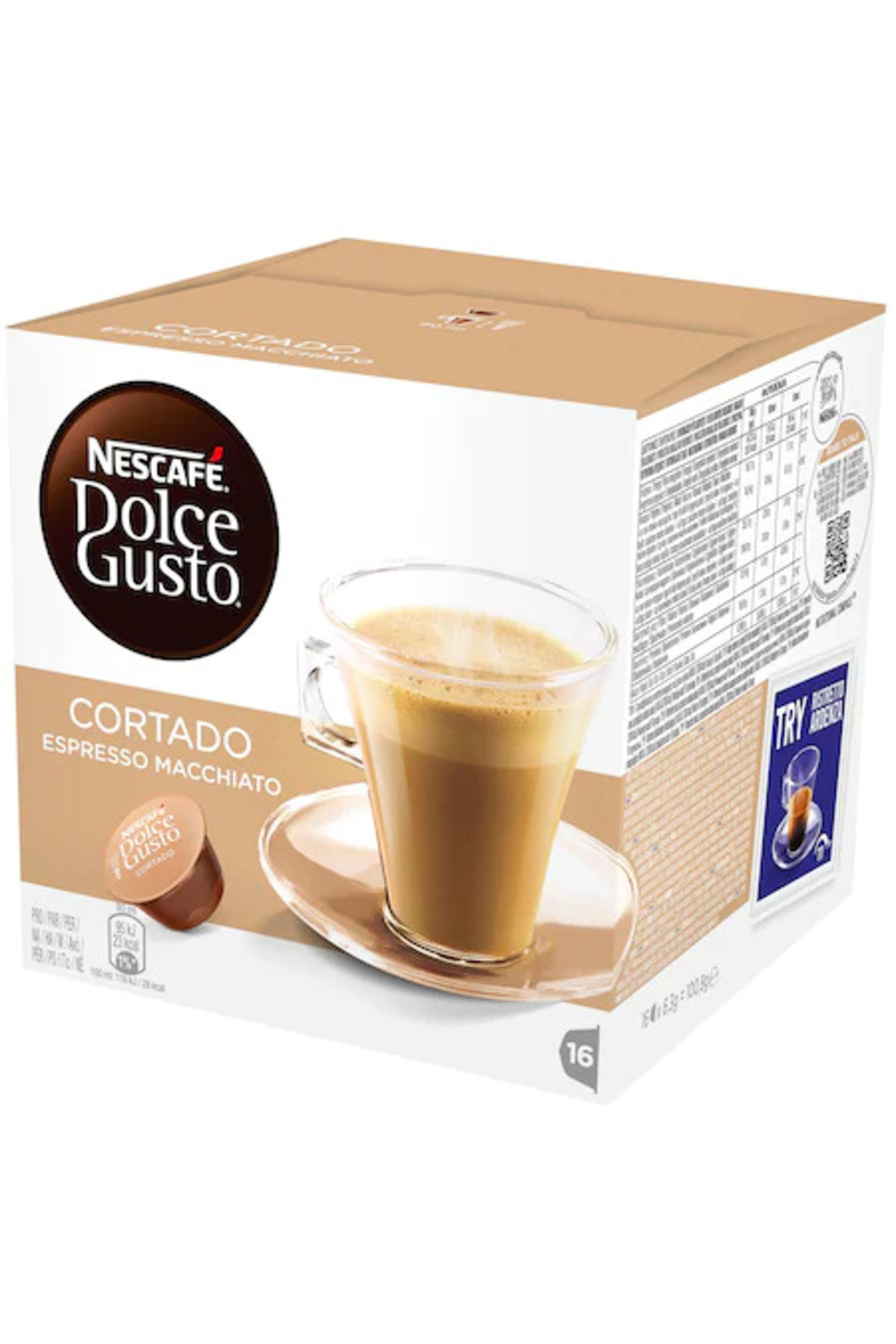 dolce gusto Capsule cafea Nescafe Dolce Gusto Cortado Espresso Macchiato, 16 ...