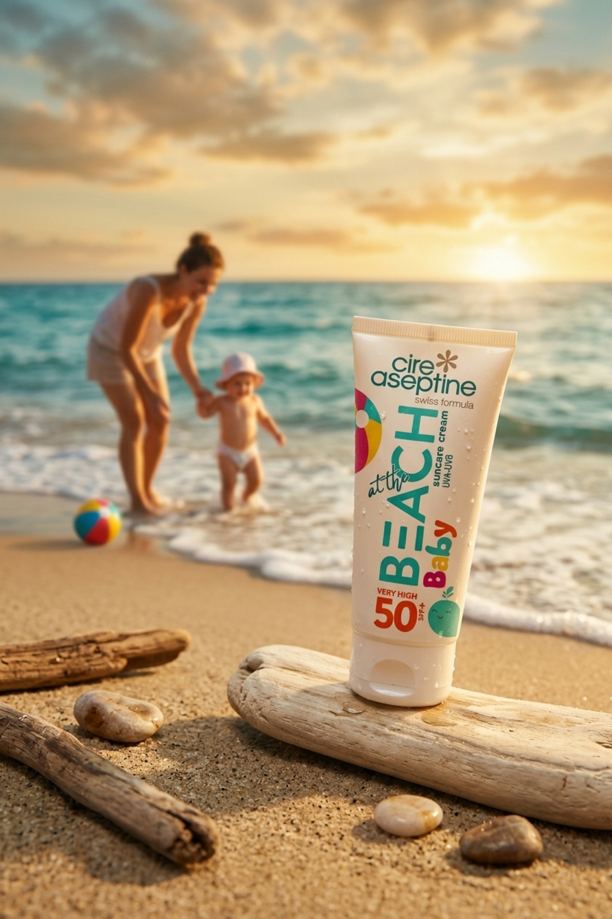 At The Beach Baby Güneş Kremi Very High 50 Spf+ 150 Ml. — 600027 — تصویر 3 از 4