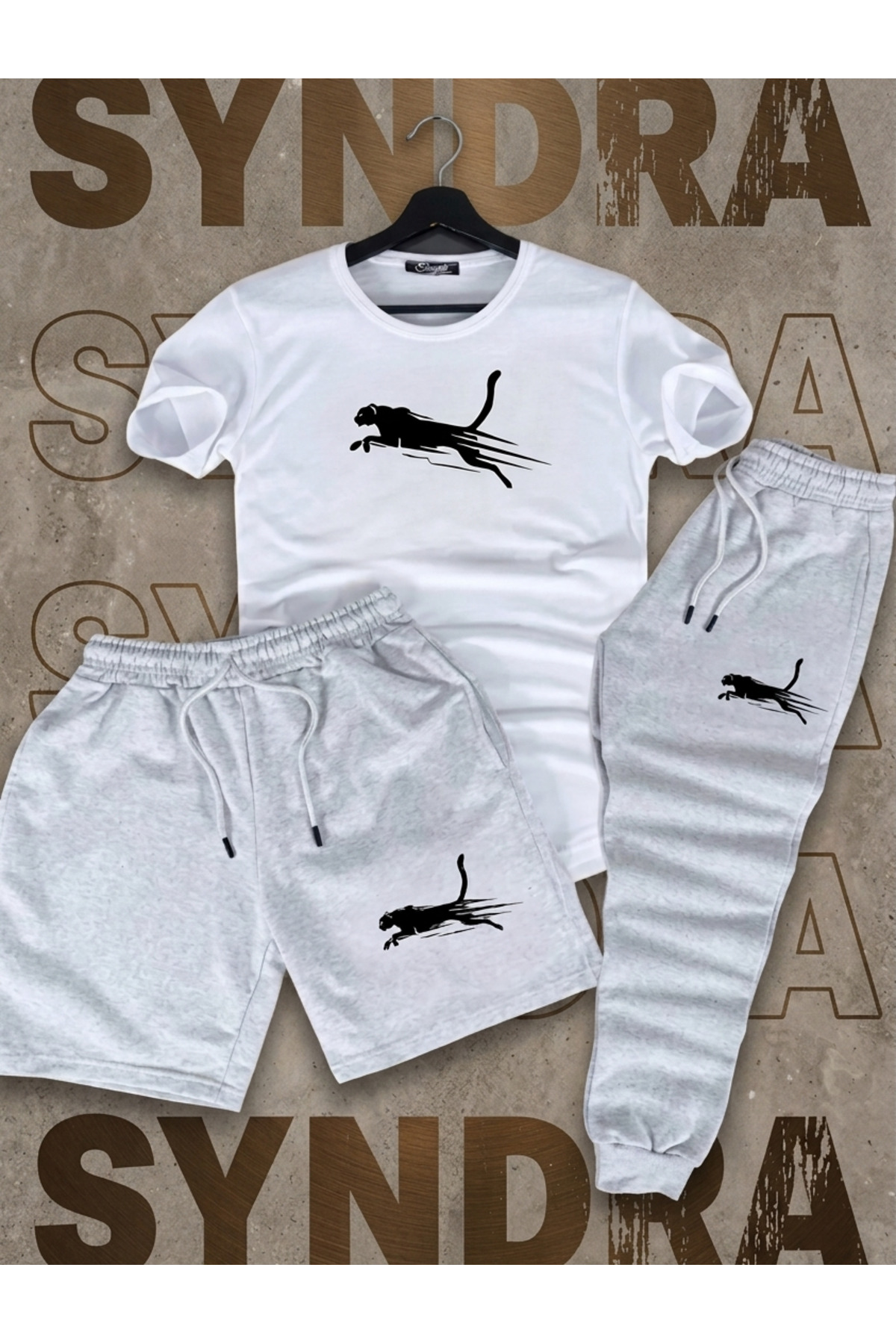 Syndra Jaguar printani unisex letnji trenerka set od 3 delova