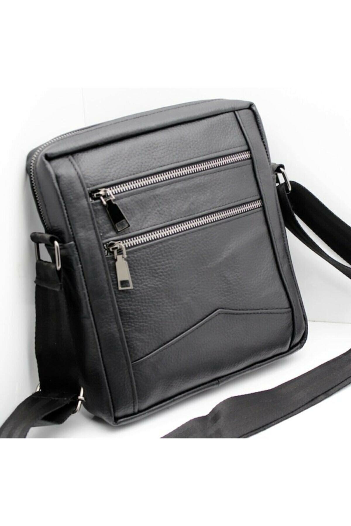 Bag Ard Erkek Hakiki Deri Postacı Çantası görsel 6