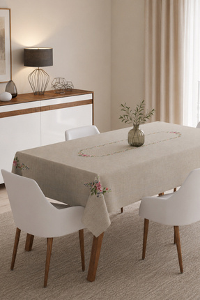 Befahomes KANAVİÇE DESENLİ MASA ÖRTÜSÜ
