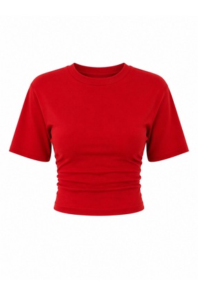 Serpirella Butik Bel Büzgü Detay Bluz