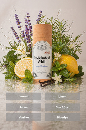 Rosece Deo Balm Stick Whıte | Doğal Koltuk Altı Deodorant Roll On Vegan | Uni...