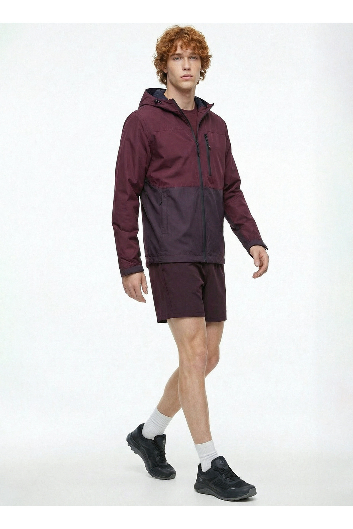 D6SM-MNT3700 Bordo Relaxed Erkek Spor Mont — زرشکی 5003327655 — تصویر 2 از 8