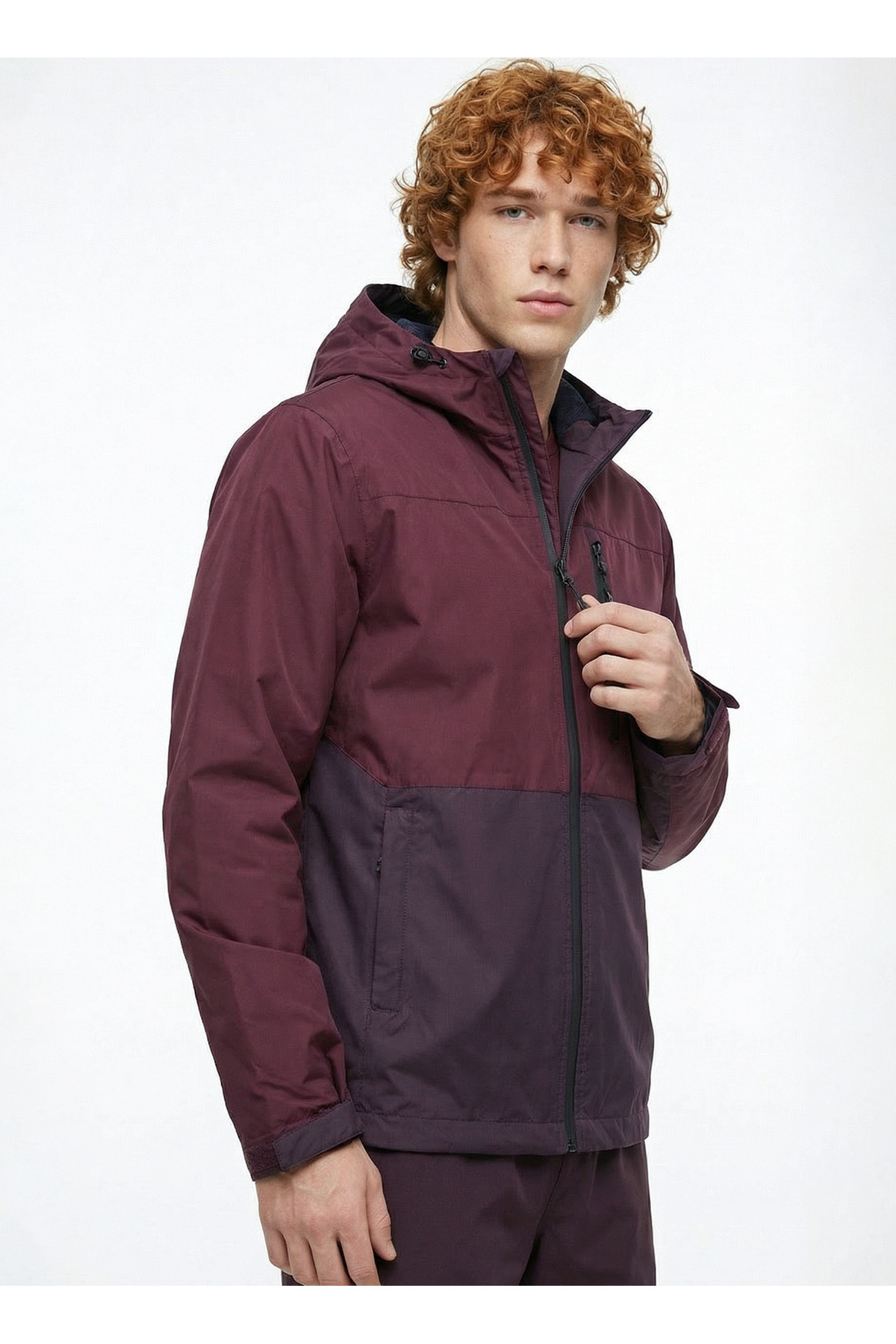 D6SM-MNT3700 Bordo Relaxed Erkek Spor Mont — زرشکی 5003327655 — تصویر 3 از 8