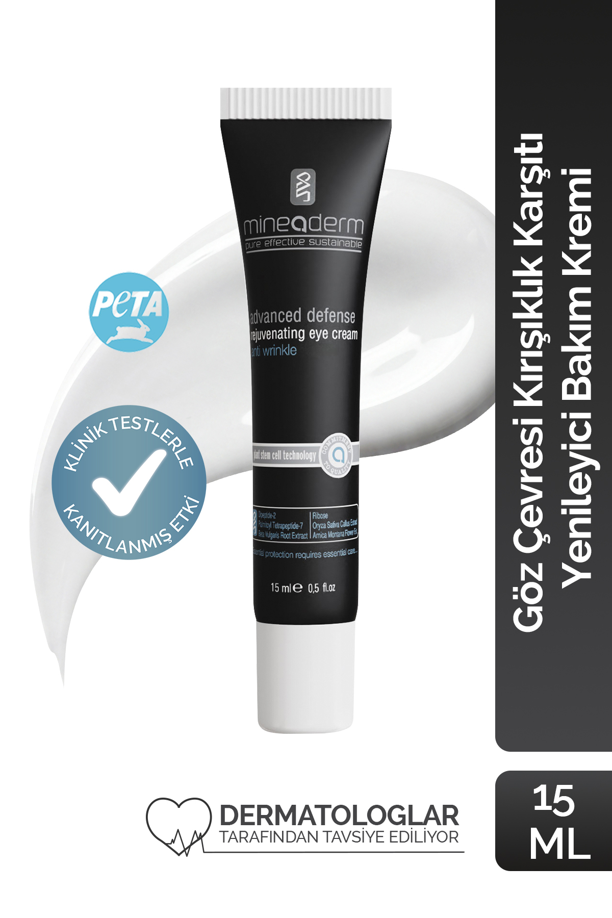 mineaderm Göz Çevresi Kırışıklık Karşıtı Yenileyici Bakım Kremi/Advanced Defense Rejuvenating Eye Cream — 1220