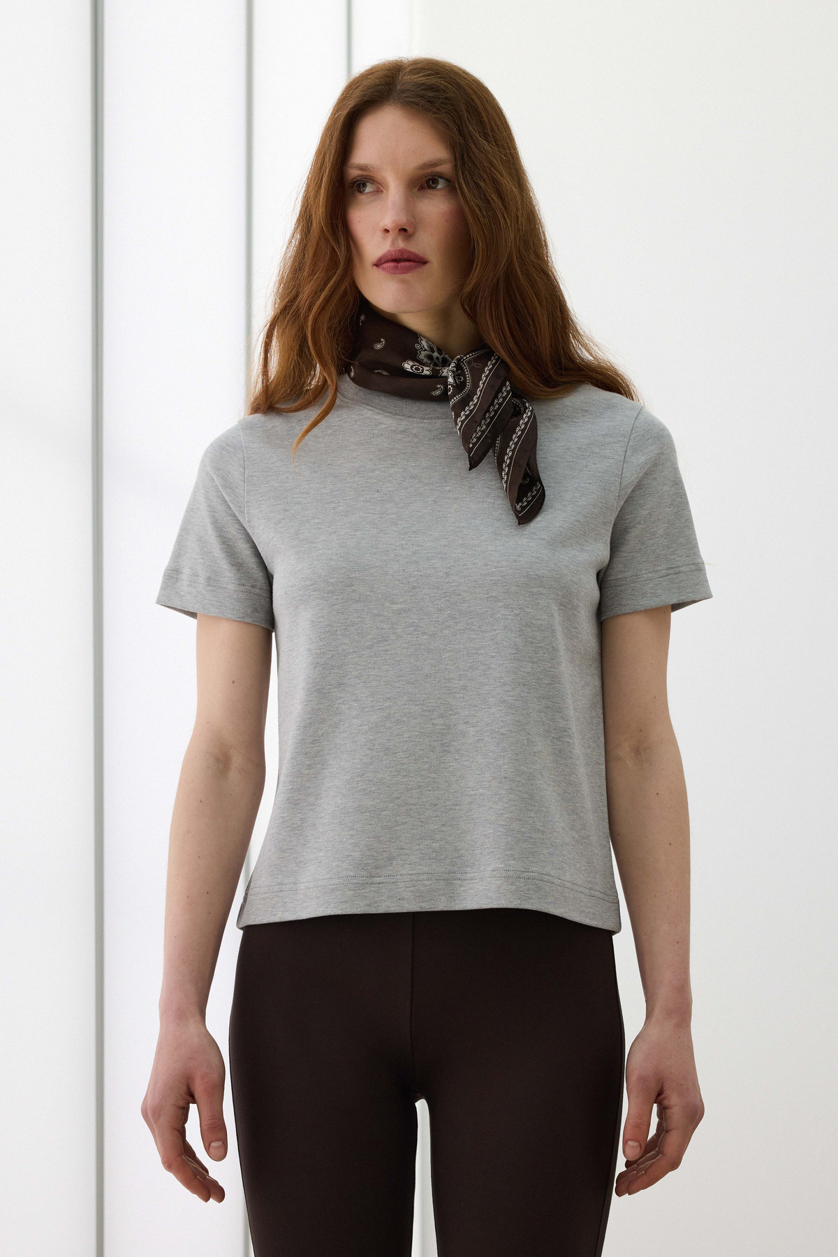 BABOKAH Giza Pamuk Basic T-Shirt görsel 5