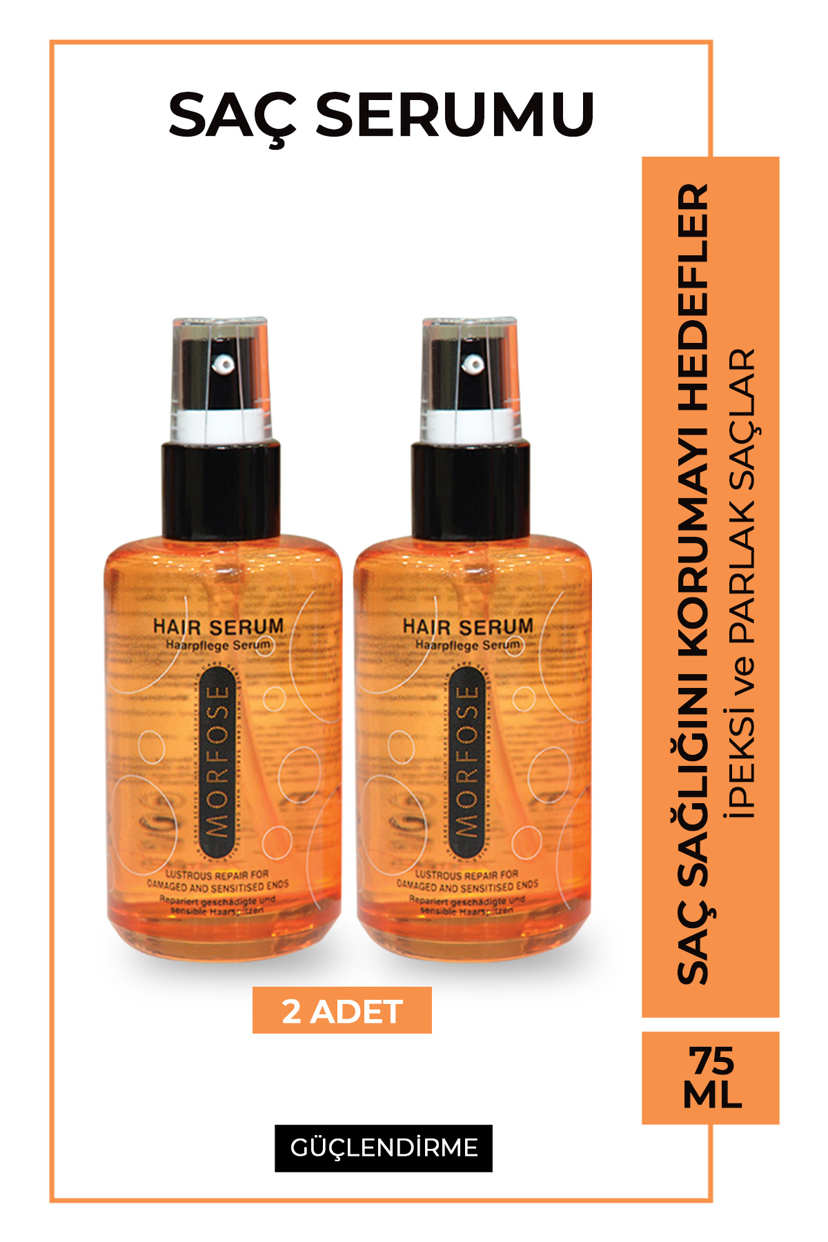 Morfose Saç Serumu 75 ml 2 Adet — 8698655383696