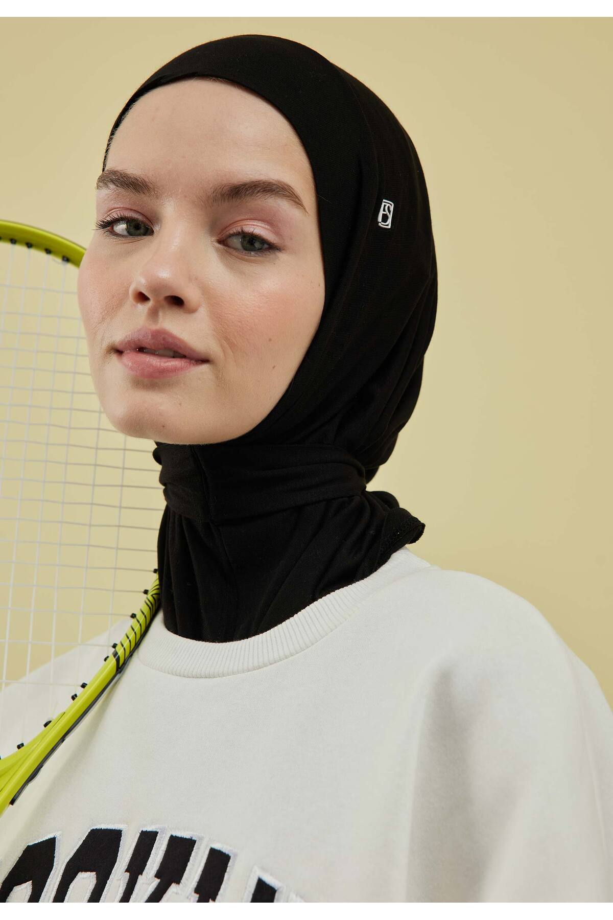 Freshscarfs Athletic Hijab Siyah görsel 3