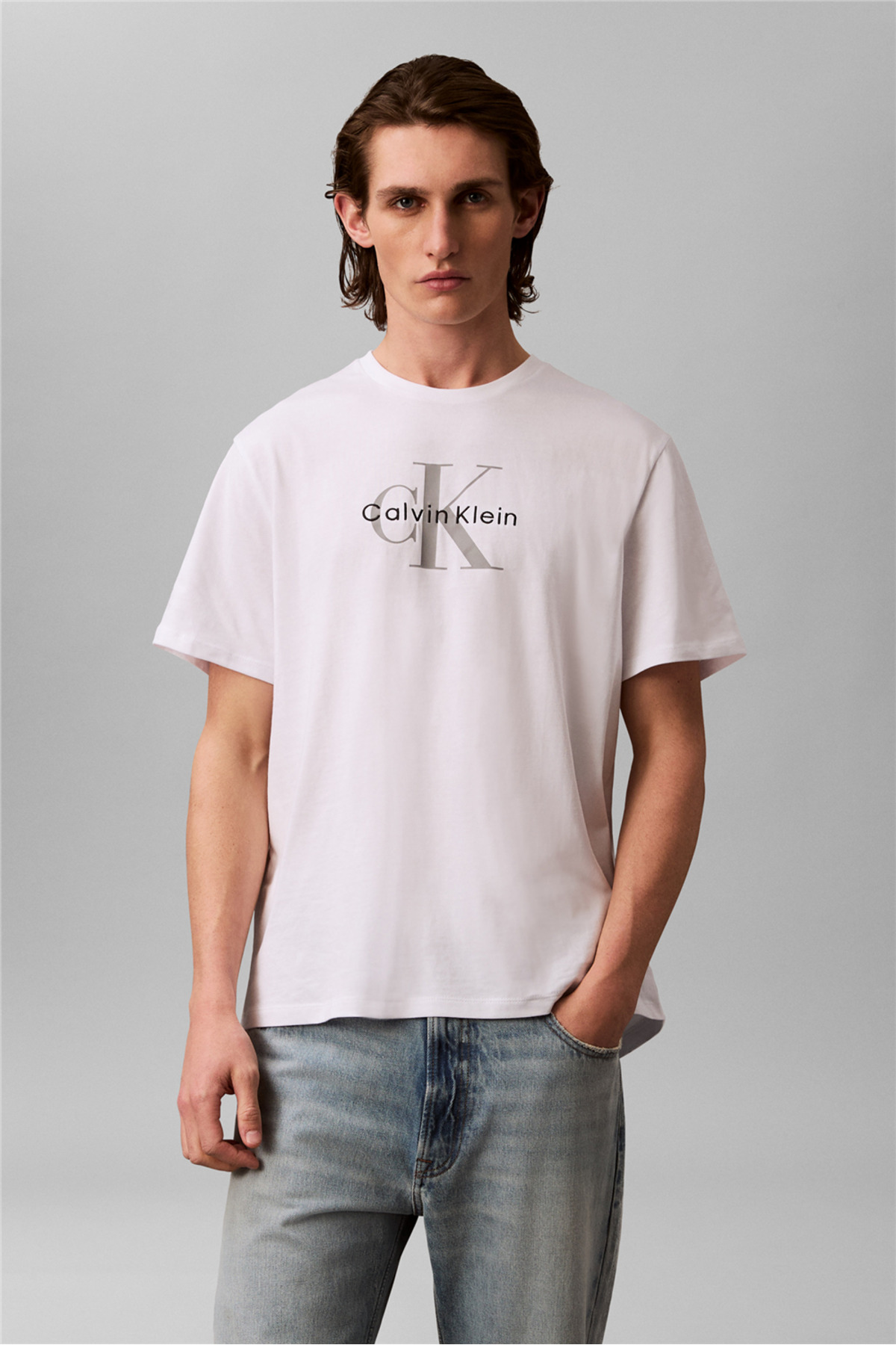 تیشرتمردانهCalvin Kleinسفید