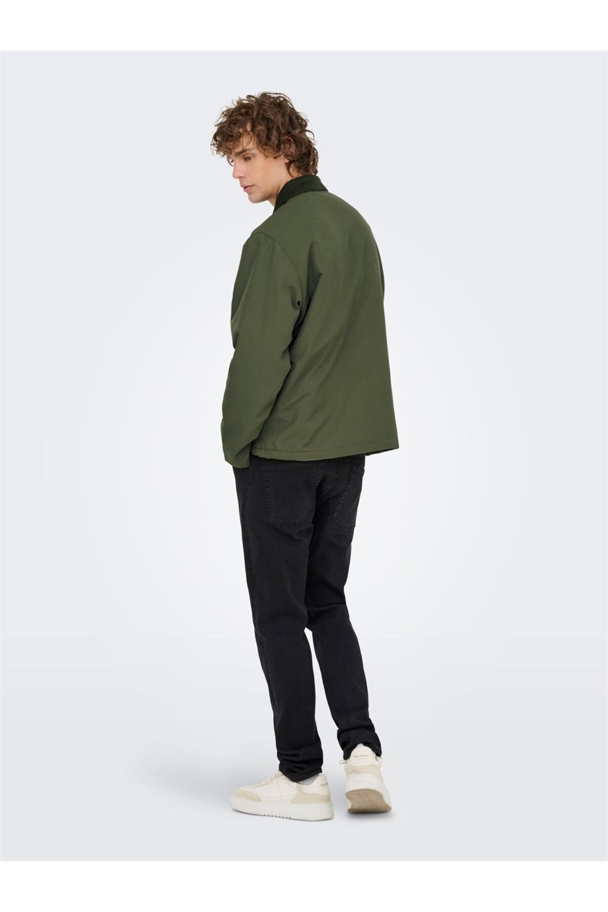 Only & Sons ONSKOSMO PADDED JACKET OTW VD Erkek Yeşil Ceket - 22034856 görsel 5