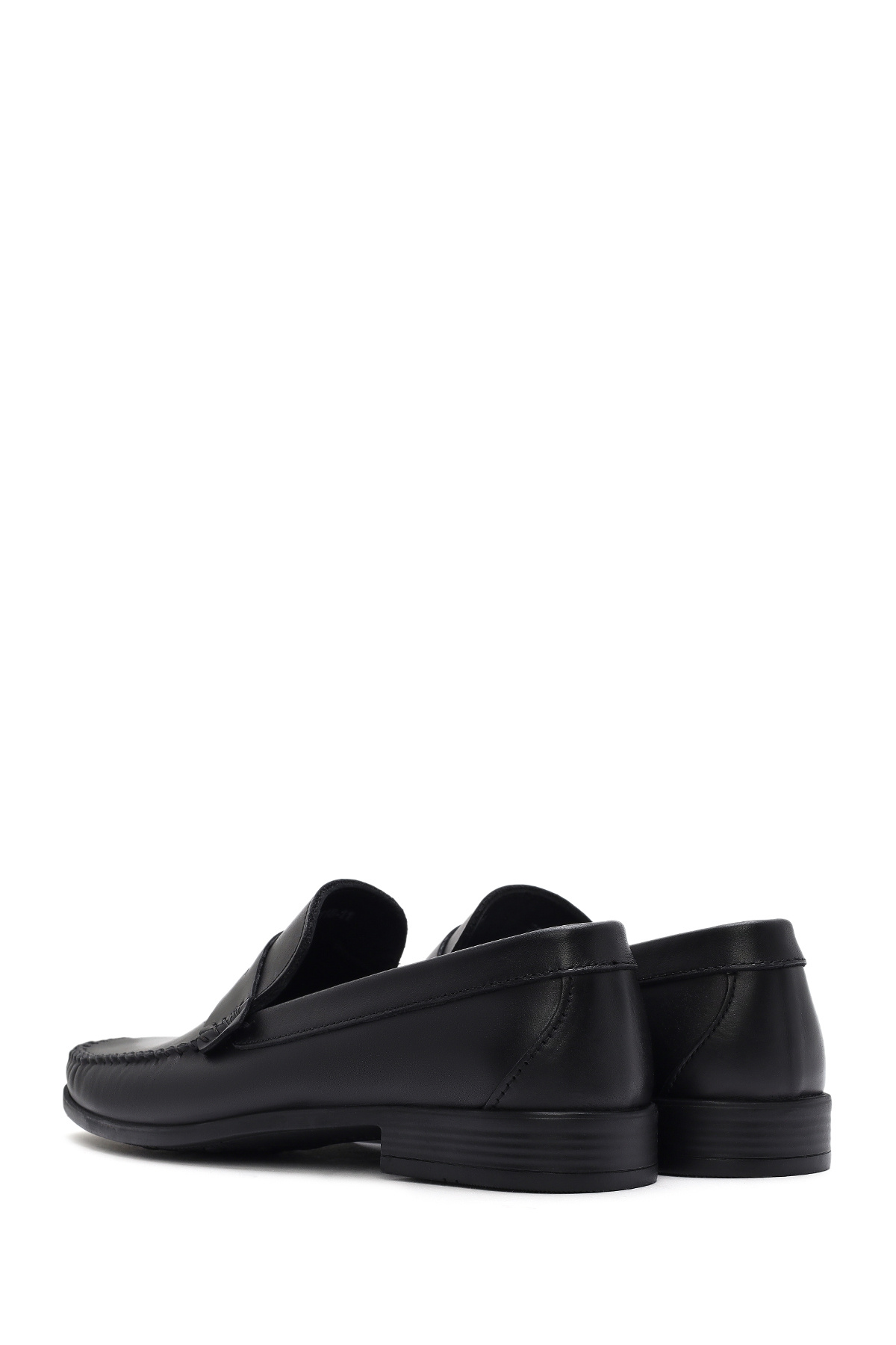 Derimod Erkek Siyah Deri Loafer 26SFD754118 görsel 6