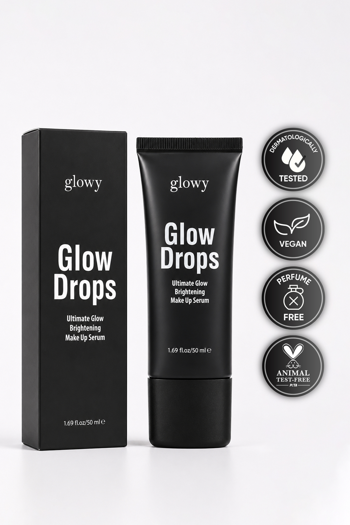 Makyaj Serumu Işıltı Veren Aydınlatıcı Doğal Cilt Görünümü Glow Drops 50ml — رنگارنگ TYC4LKIRGN169023175995449 — تصویر 3 از 8