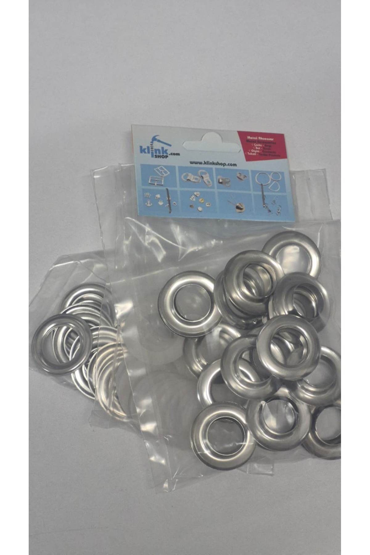Klinkshop 31 Numara Kuşgözü Kapsül Nikel Renk- 17 Mm Malzeme