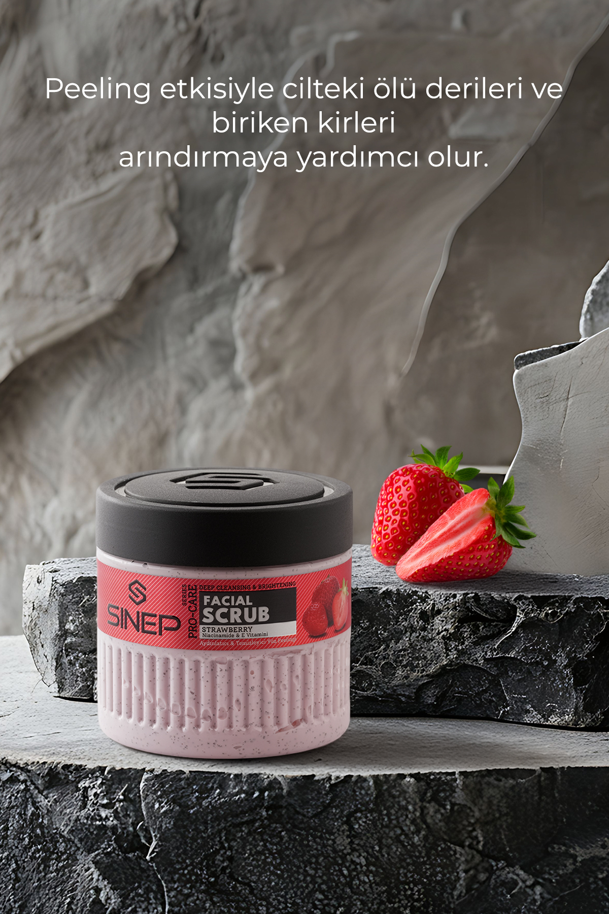 Aydınlatıcı & Temizleyici Yüz Peelingi Çilek 400 ml — KB.VBU.0018.21304 — تصویر 3 از 5