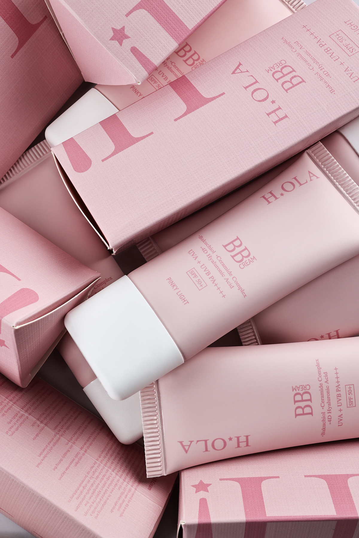 کرم BB | SPF50+ UVA/UVB PA ++++ | پوشش روشن و شبنم مانند | صورتی روشن — صورتی bbkrem — تصویر 6 از 8
