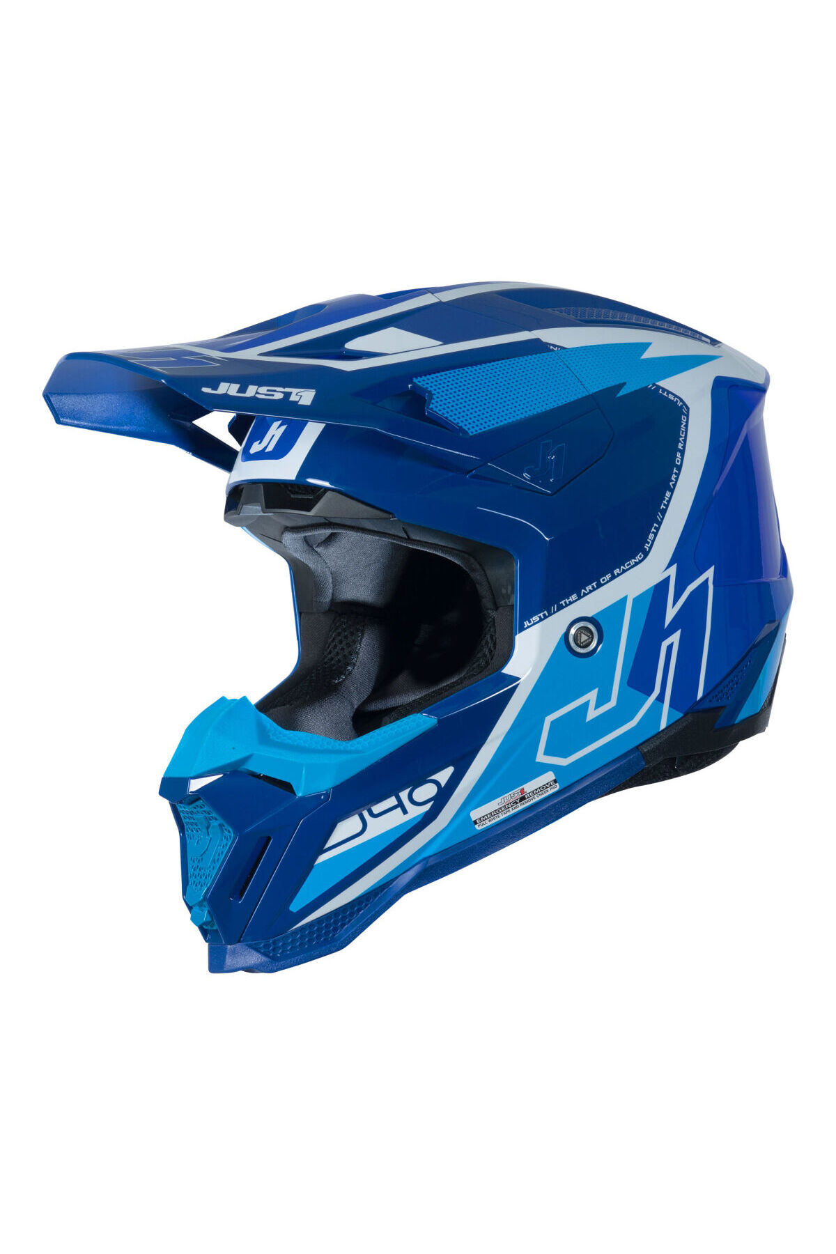 Just1 J40 Flash Off-Road Kaskı Mavi Beyaz - Fiyatı, Yorumları