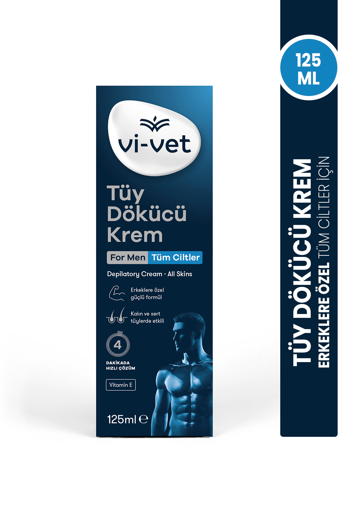 Vi-vet For Men Tüy Dökücü Krem Erkek 125 ml Tüm Ciltler İçin — viveterk1