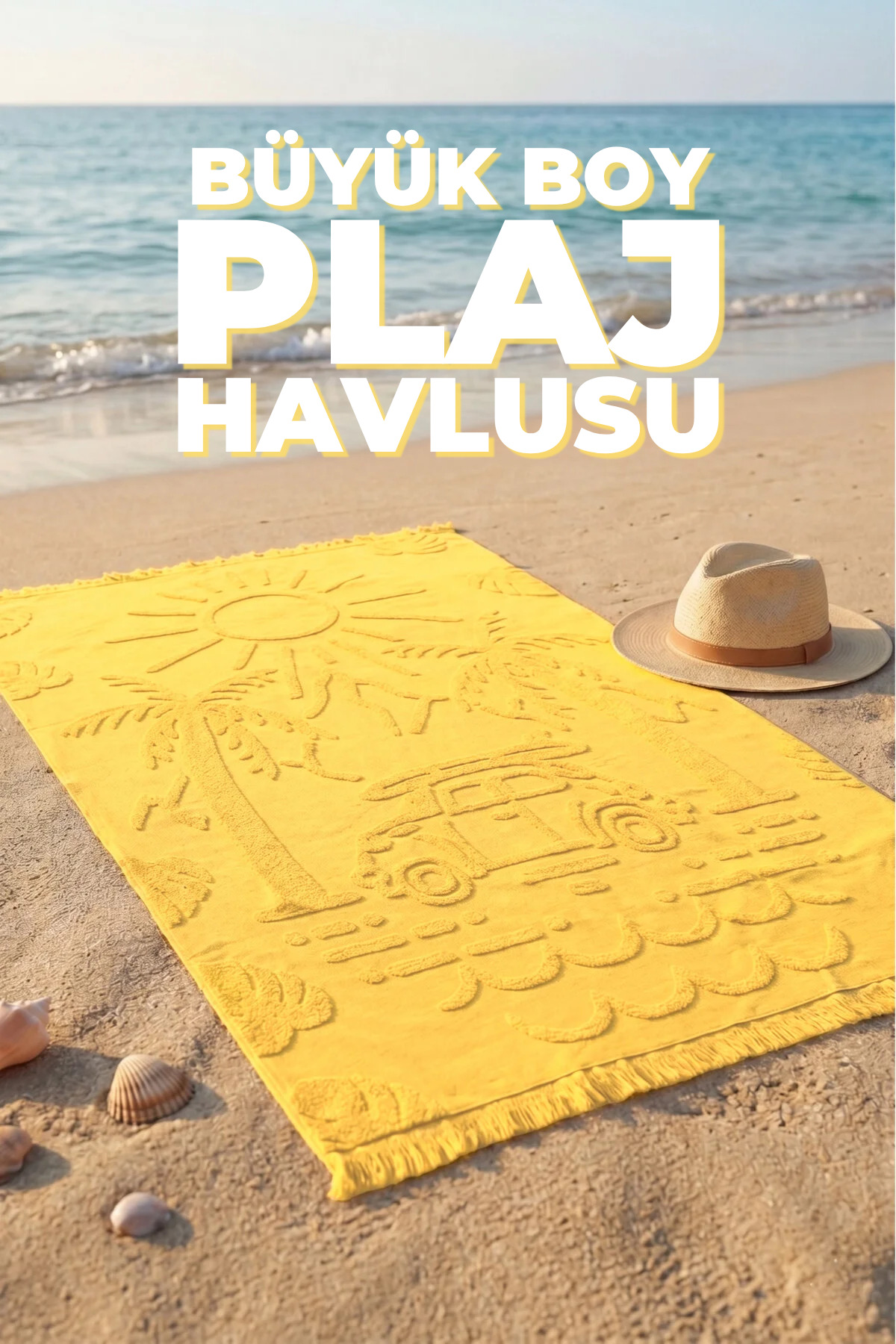100% Cotton Beach Towel | Pool, Turkish Bath, Bath Towel | Extra Soft, Water Absorbent, Fast Drying
