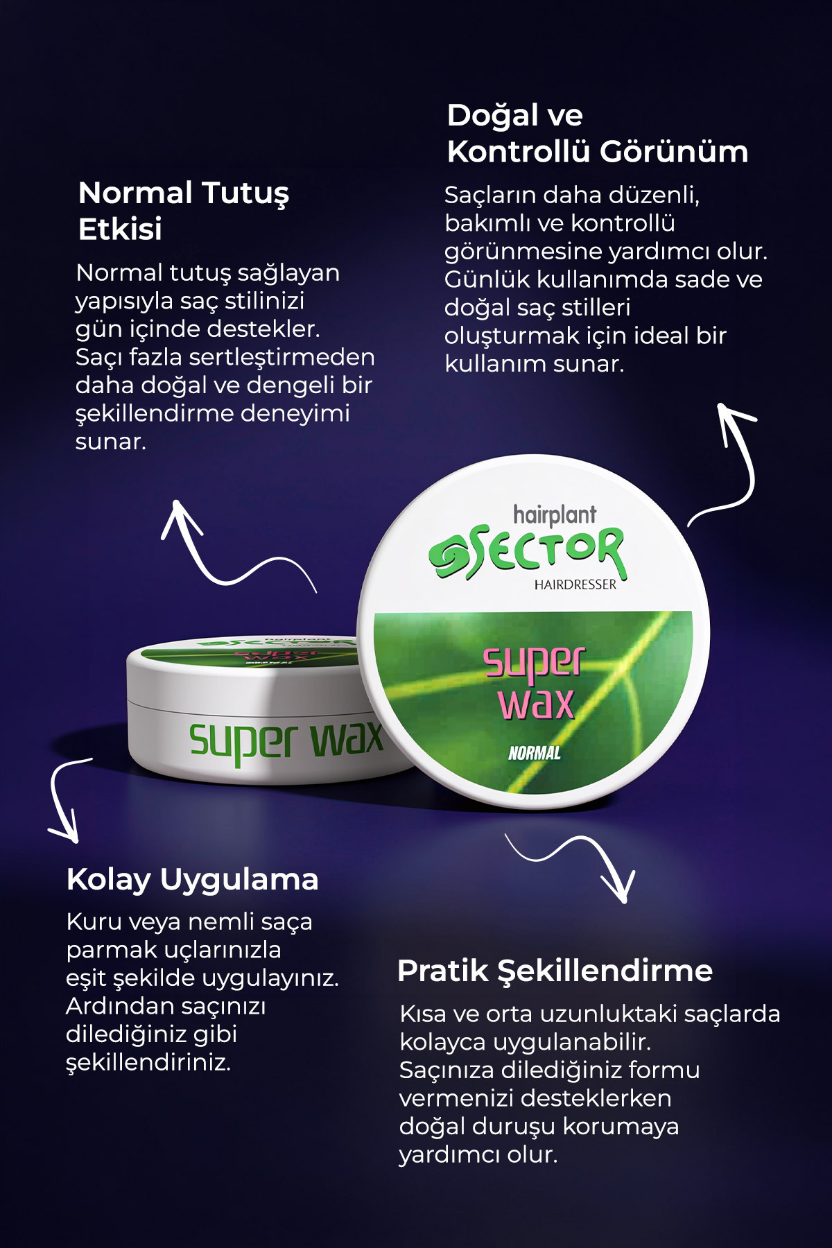 Süper Wax Normal- Normal Tutuş Wax 150ml — 2716809 — تصویر 4 از 4