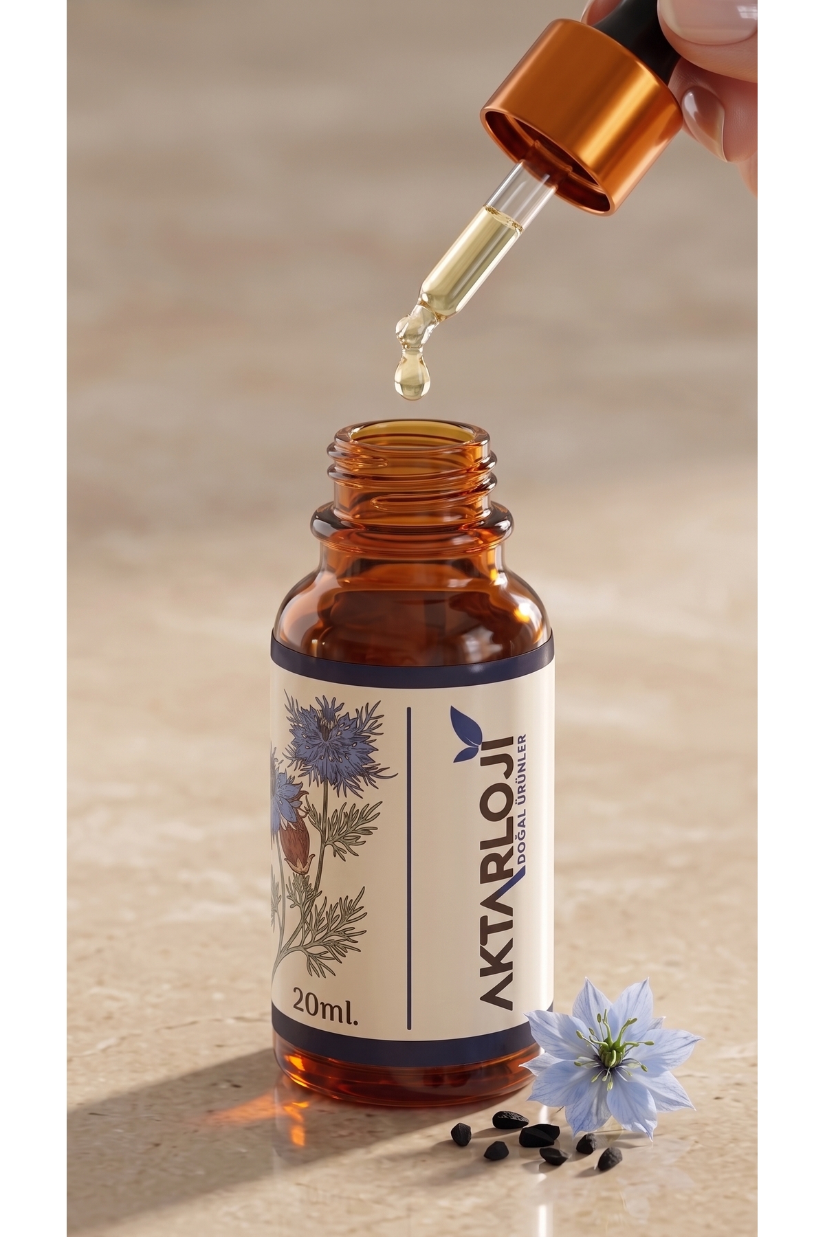 روغن دانه زیره سیاه 10 میلی لیتر / پرس سرد / 100% خالص و طبیعی / زیره سیاه — A1-BlackCumin-Oil-10 — تصویر 7 از 8