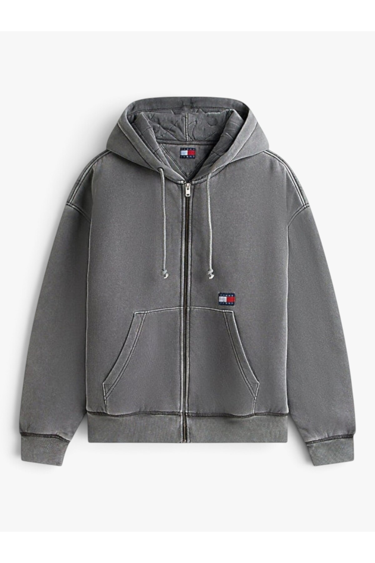 Tommy Hilfiger TJM 90S QUILT NEW CLASSICS FZ Erkek Siyah