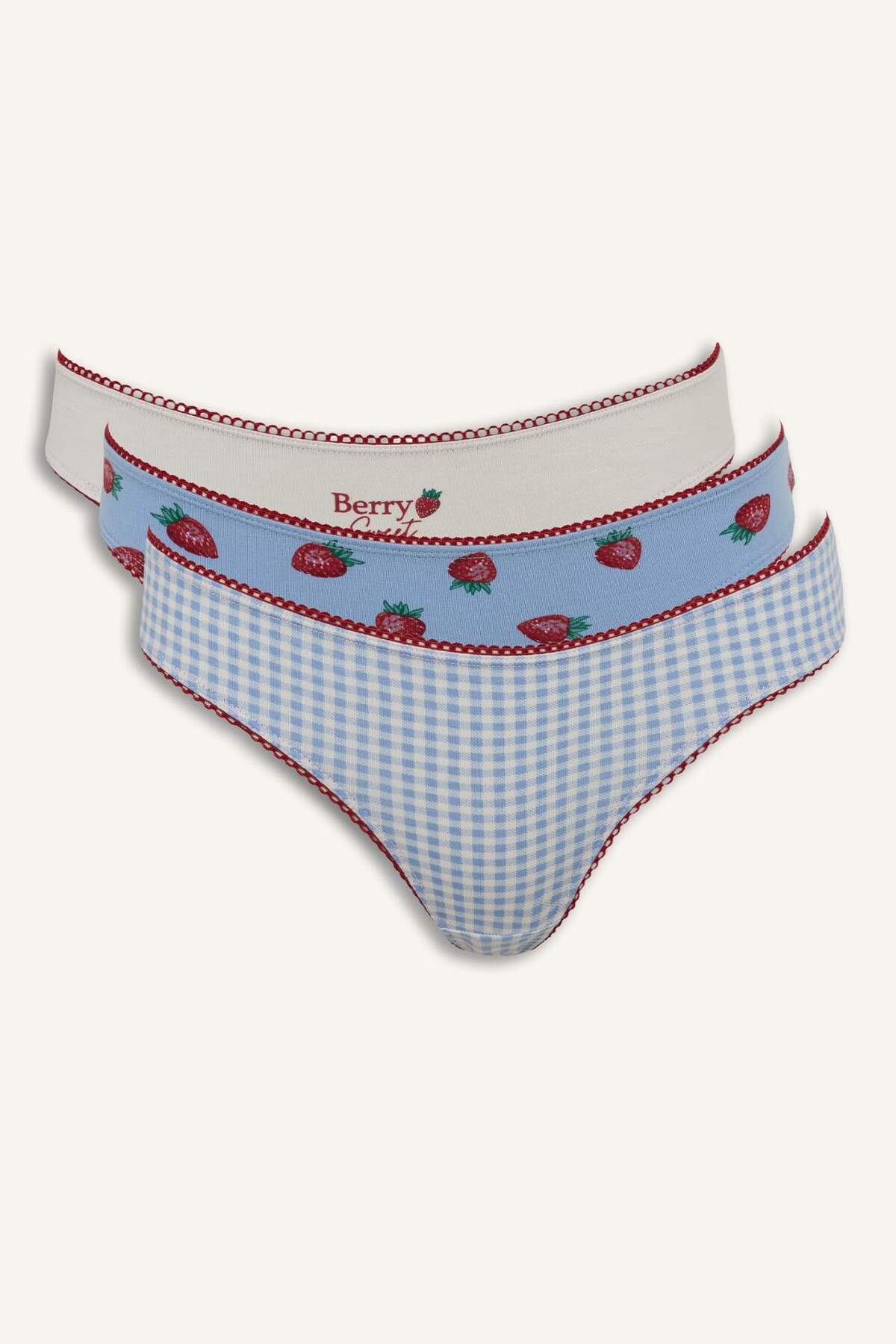 Defacto Cotton 3-Piece Panties Set H9838Ax26Hs