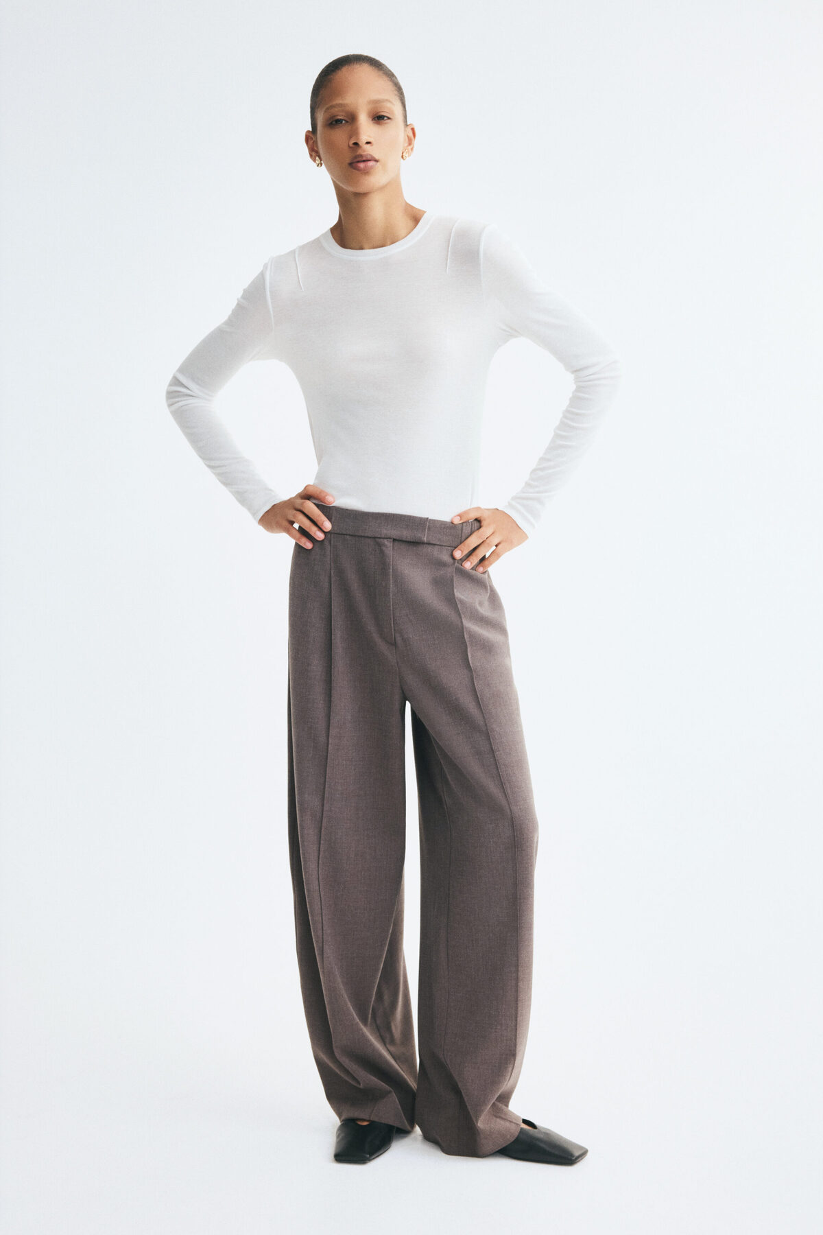 H&M Barrel Paçalı Şık Pantolon