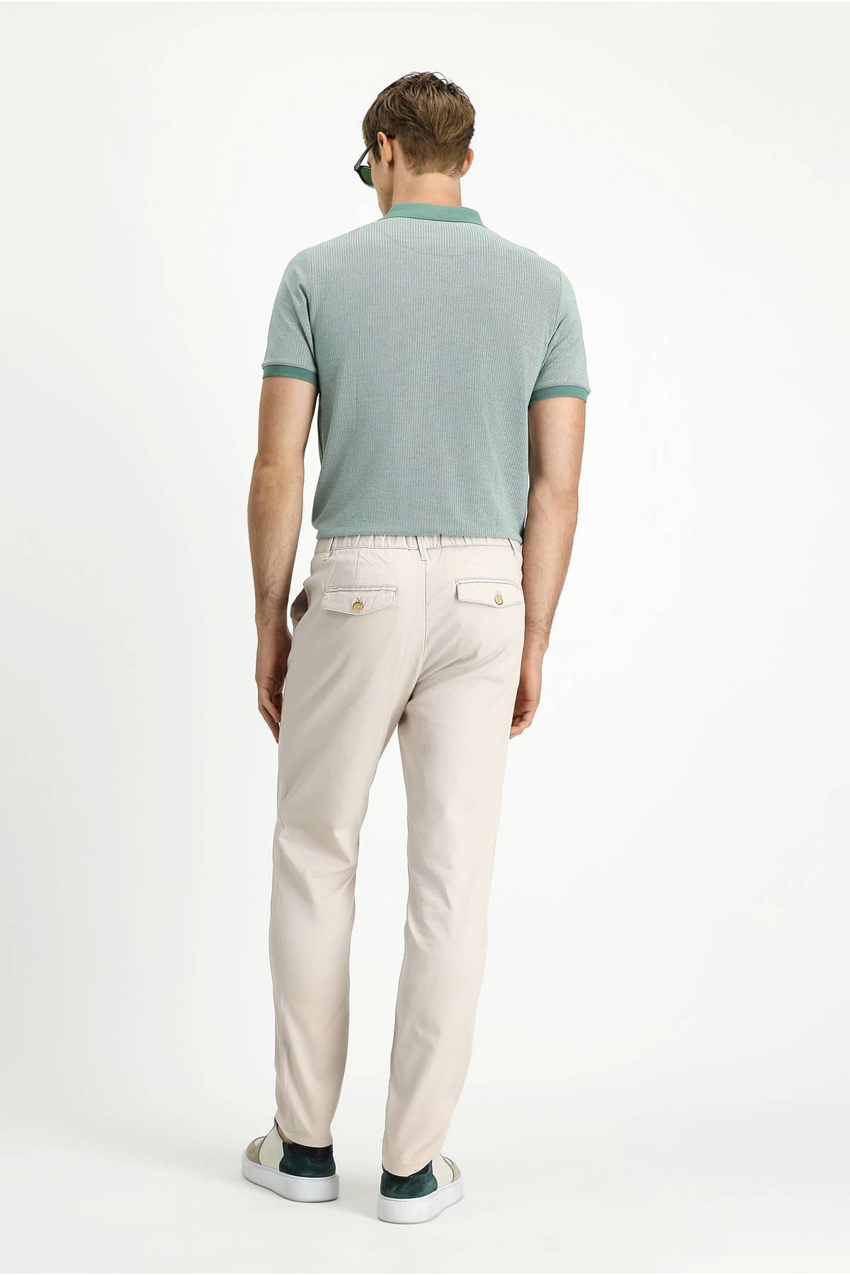 Kiğılı Relaxed Fit Rahat Kesim Likralı Kanvas / Chino Pantolon görsel 5