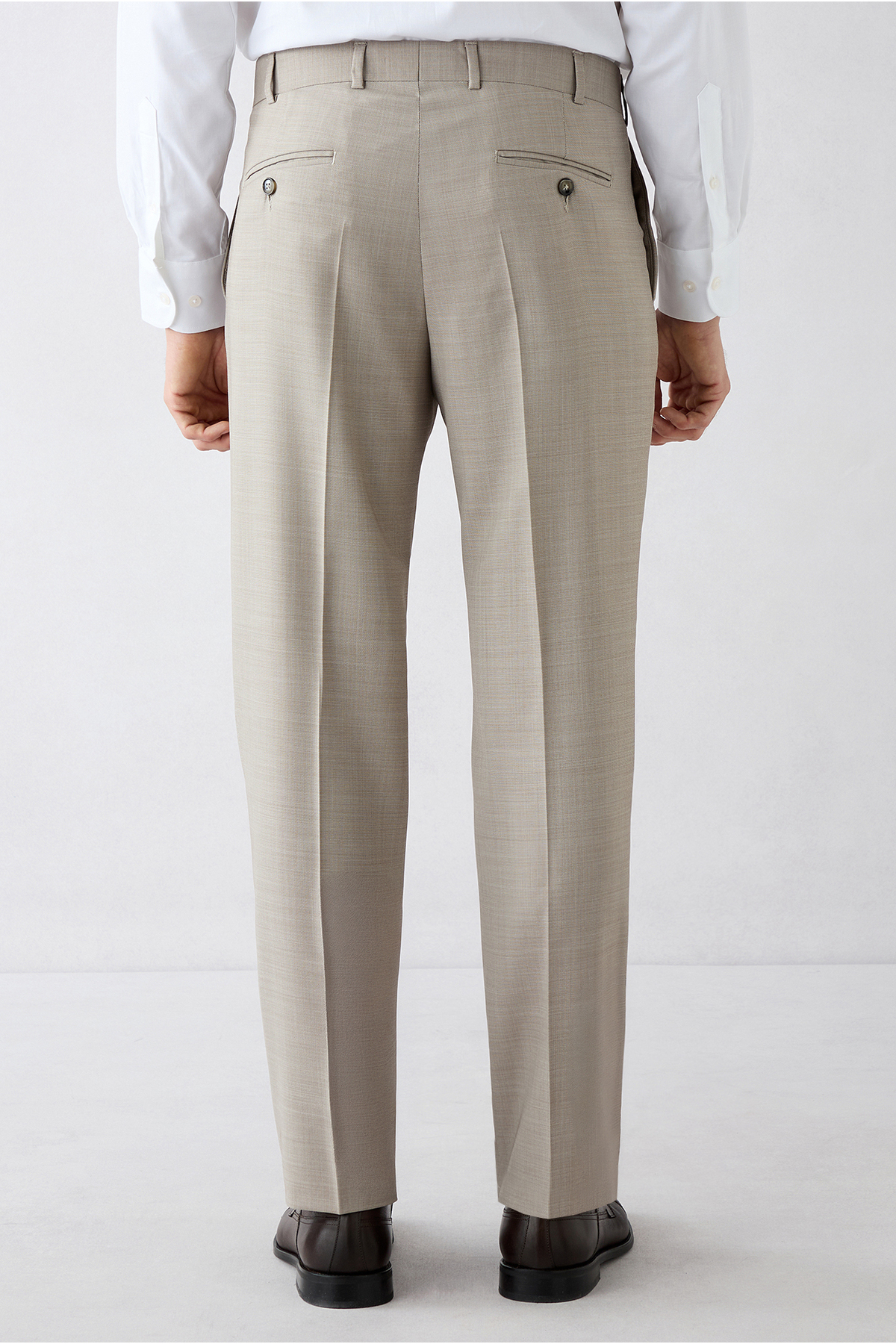 Kiğılı 7 Drop Slim Fit Dar Kesim Sivri Yaka Yünlü Kruvaze Kapama Takım Elbise görsel 6