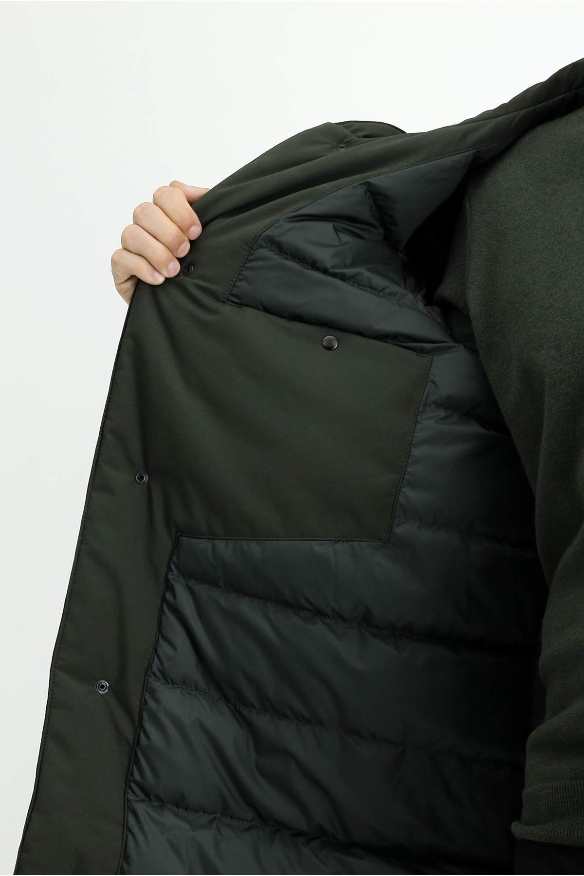 Kiğılı Slim Fit Dar Kesim Kapüşonlu Spor Şişme Kaban görsel 6