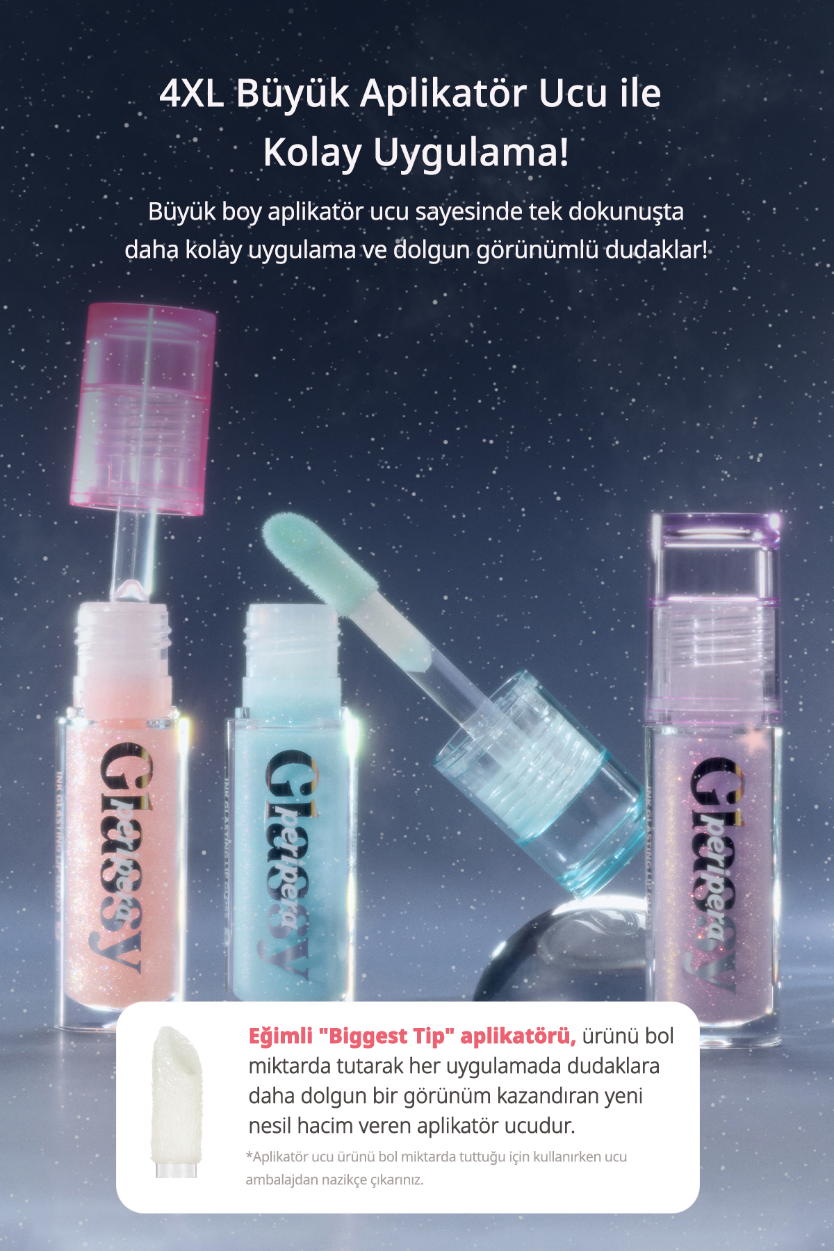 Lila Simli Dudak Dolgunlaştırıcı Gloss Ink Glasting Lip Gloss (P03 Lilac Flare) — صورتی 5568 — تصویر 7 از 8