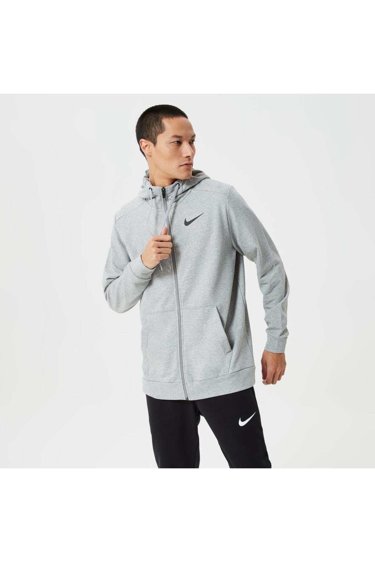 سویشرت خاکستری مردانه Dri-FIT Fz Fl نایکی ژاکت اسپرت Nike
