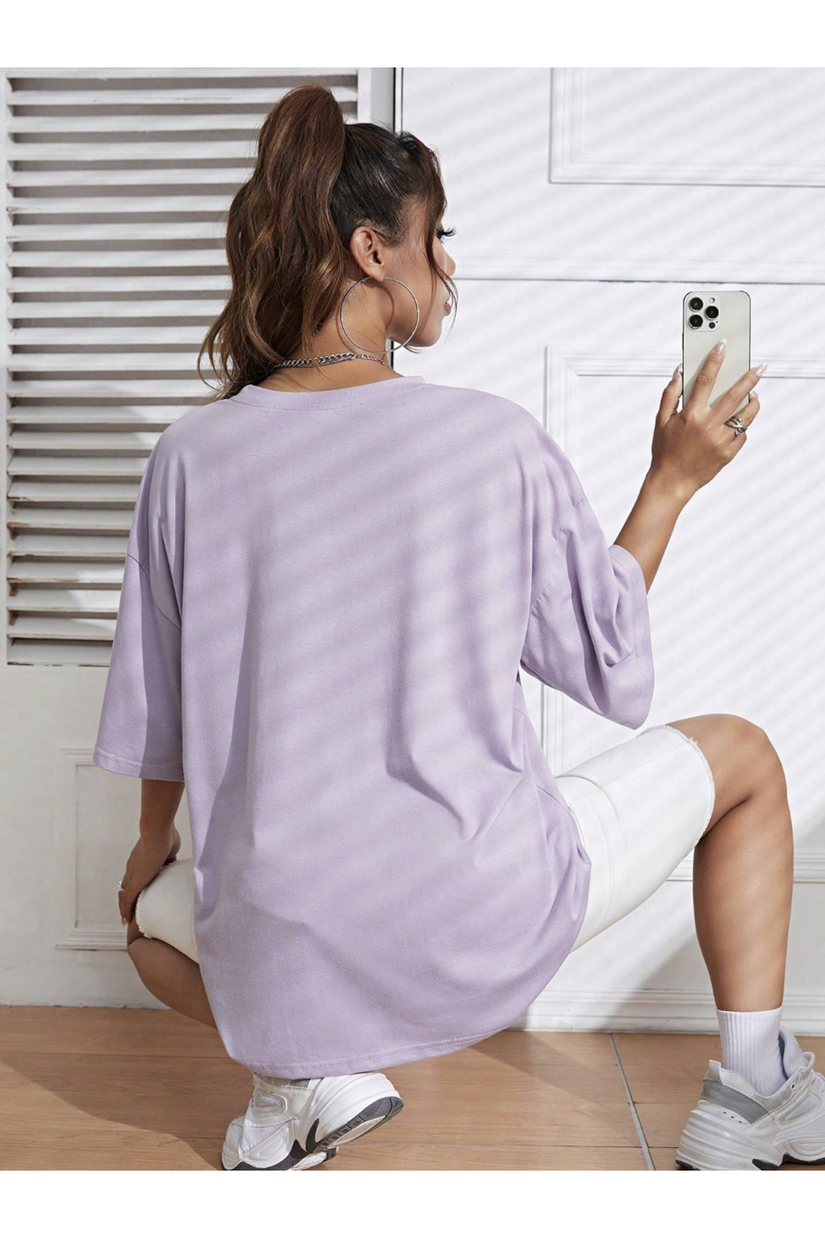 COHERENT Unisex Erkek/Kadın ŞİŞMANDINO Özel Baskılı Oversize Pamuklu T-Shirt görsel 2