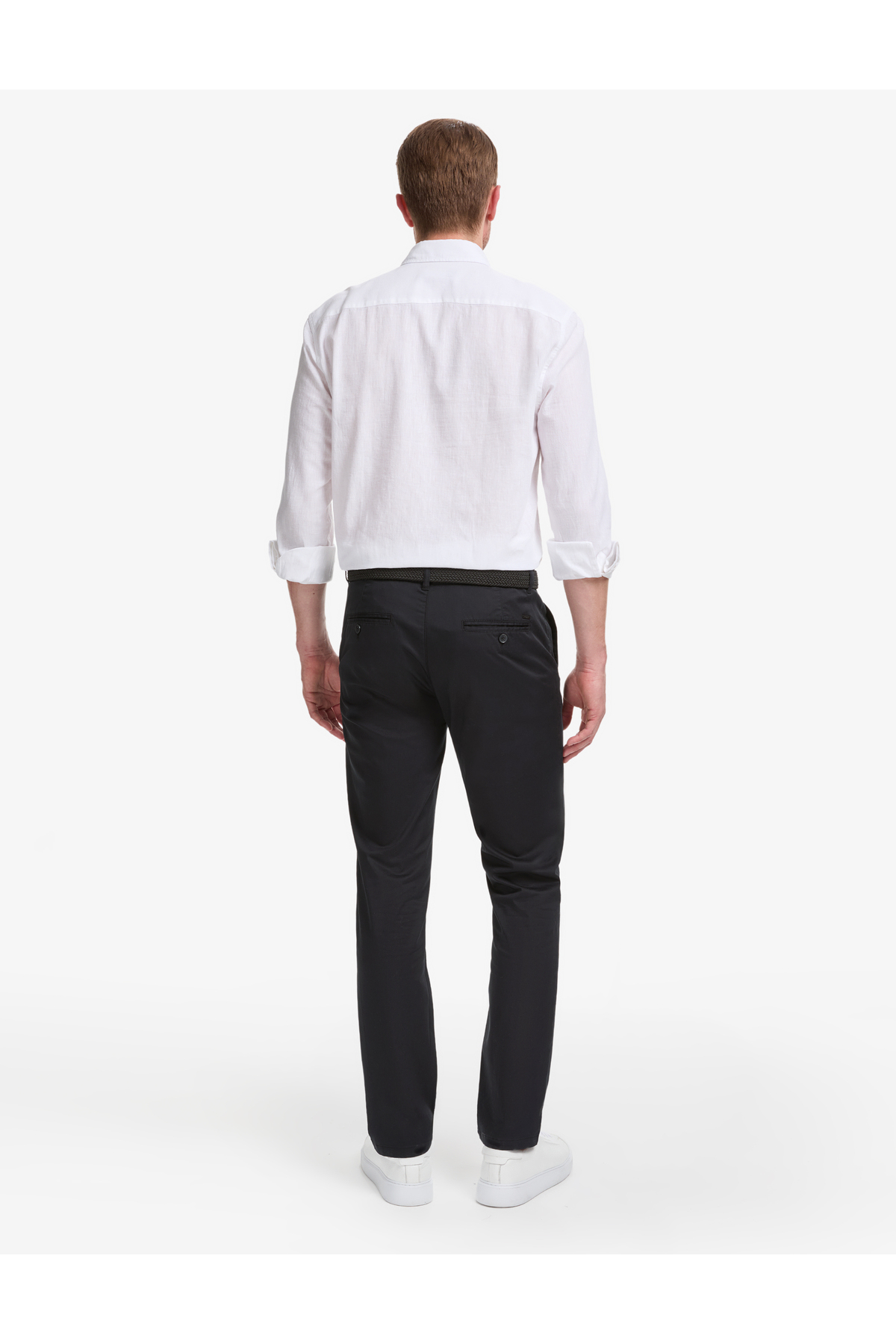 Pierre Cardin Siyah Slim Fit Kanvas Pantolon 50321979-VR046 görsel 4