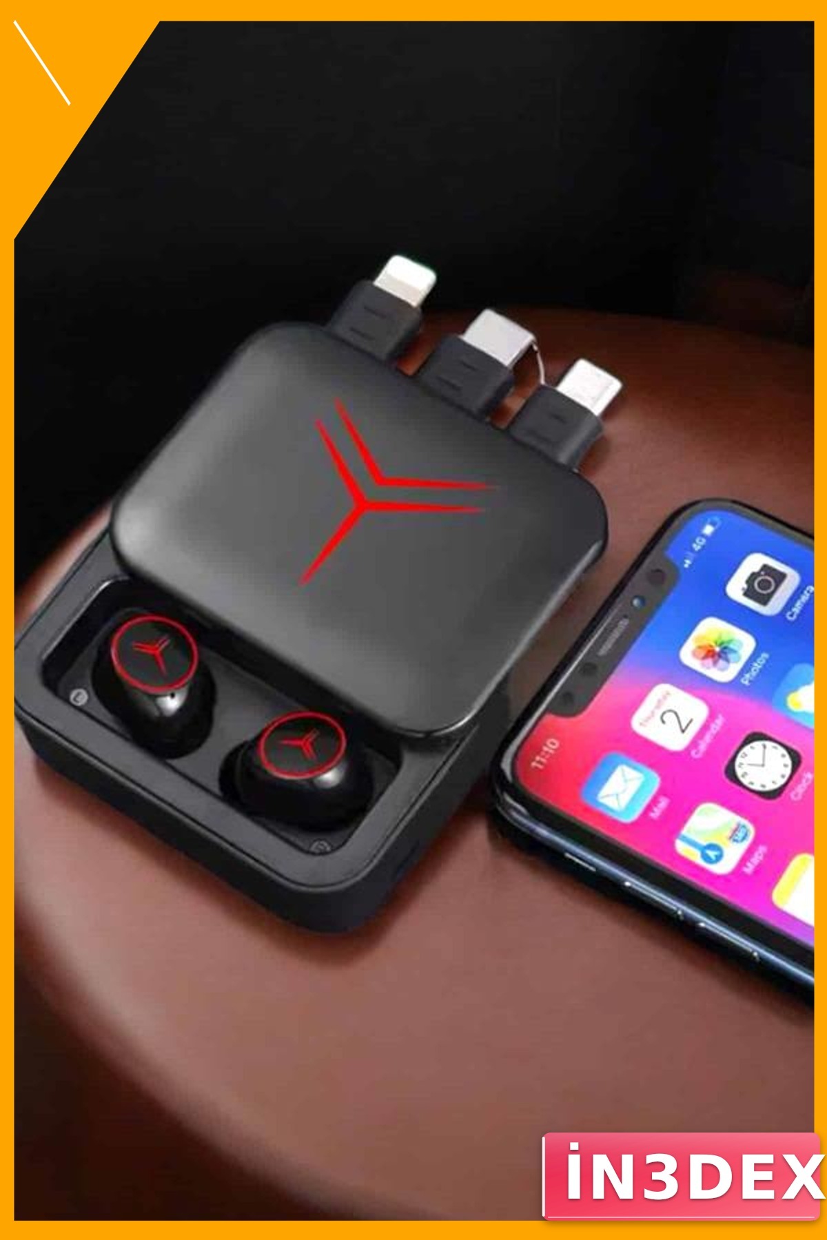 Kablosuz Kulak İçi Bluetooth Kulaklık Powerbank Özellikli TWS