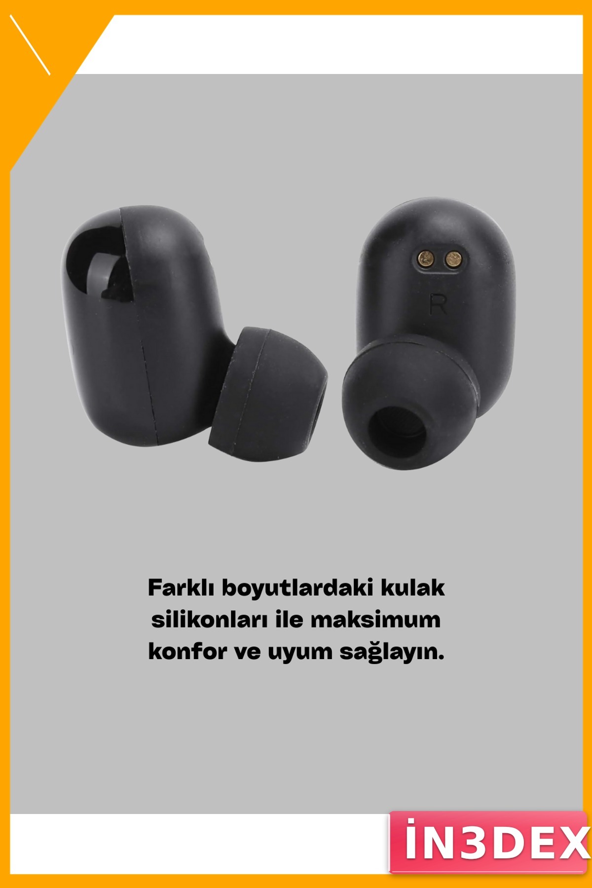 Kablosuz Bluetooth 5.0 Kulak İçi Kulaklık Parmak Dokunmatik Kontrol