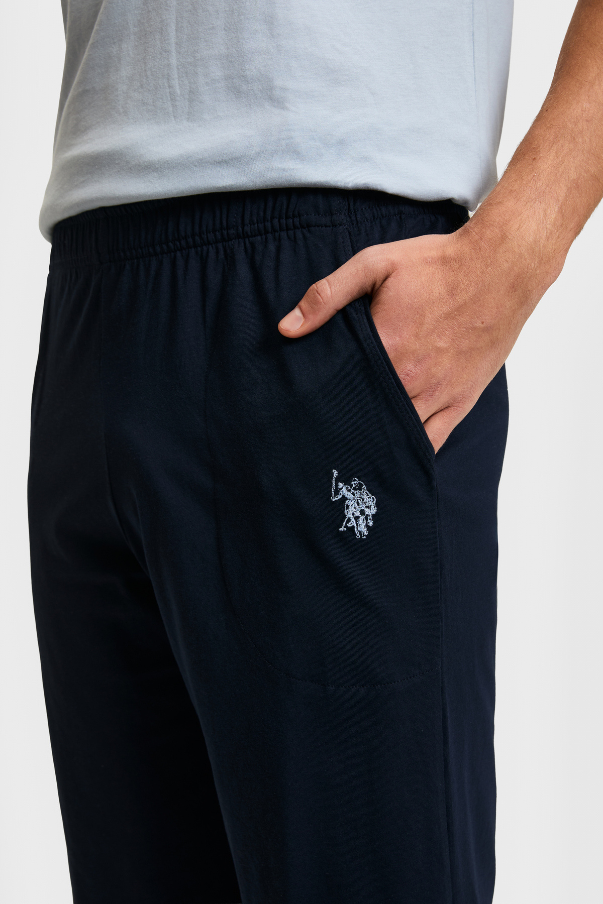 ست پیژامه و لباس خواب مردانه یقه پهن | یو اس پولو U.S. Polo Assn. 50326144 TR - تصویر 6