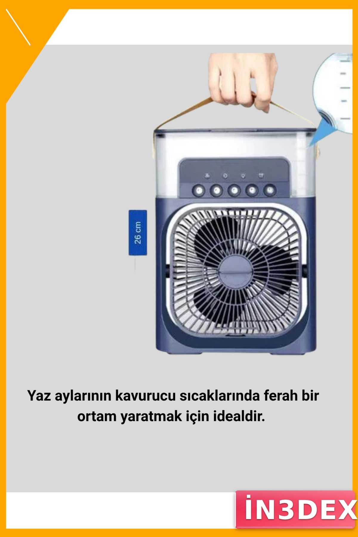 Sessiz Ayarlanabilir Turbo Masa Fanı 3 Hız Ofis Vantilatörü