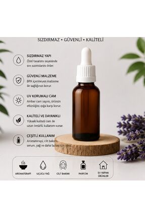 Kozpak 10'lu 50 ml (cc) Spa Tipi Serum Şişesi Beyaz Damlalıklı