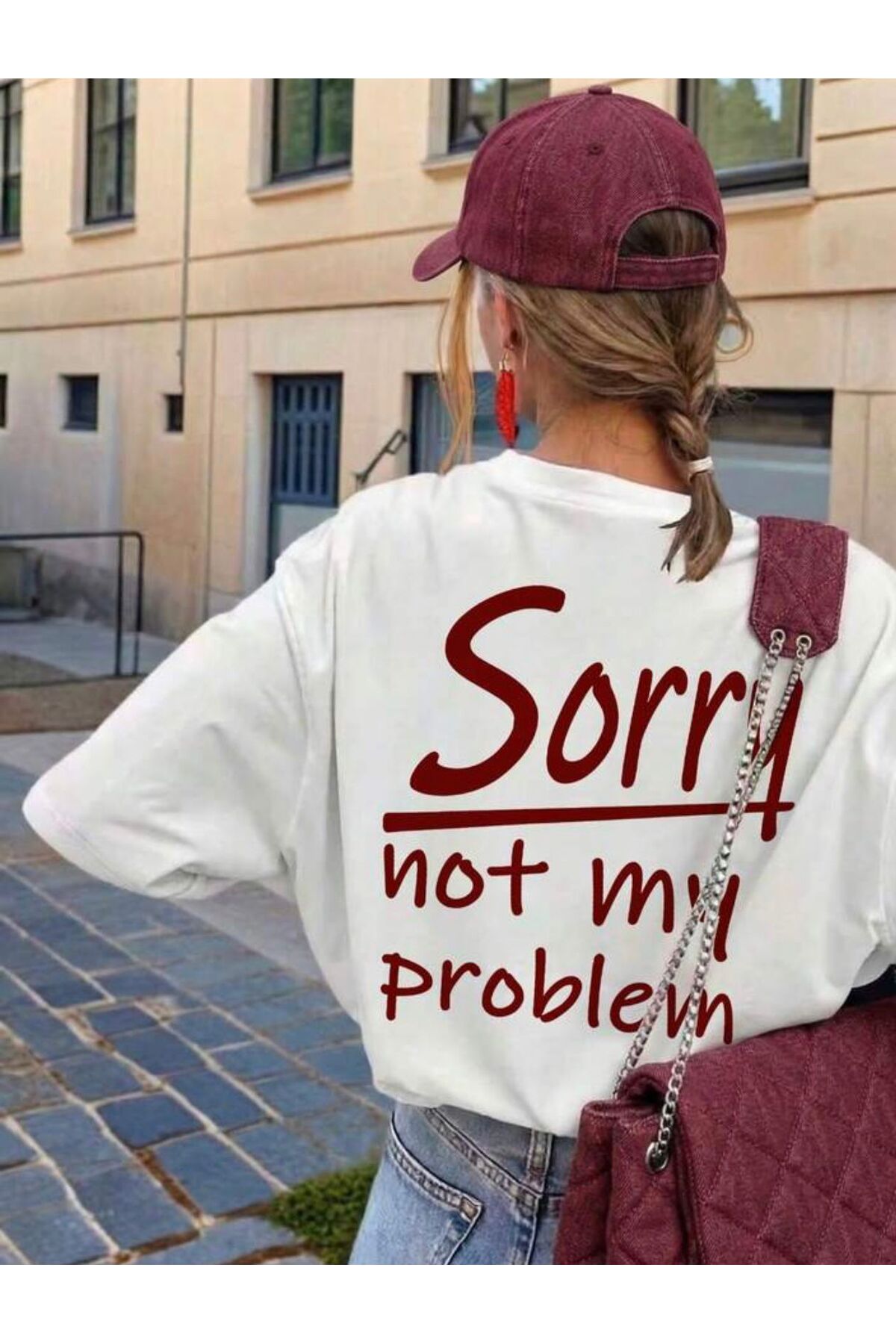 LELVANİ Ženska majica sa natpisom 'izvini, to nije moj problem'