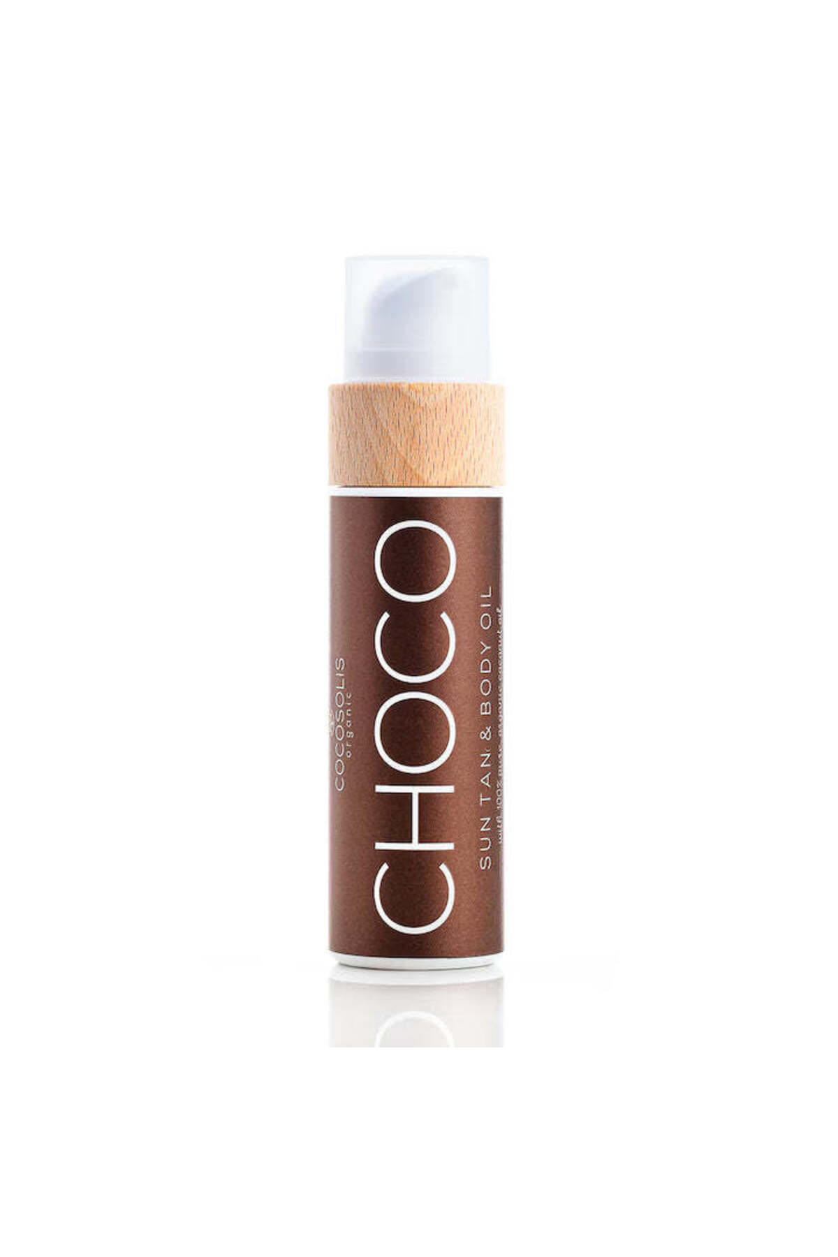 Cocosolis CHOCO Ulei de bronzare și corp, ulei de bronzare rapidă, 110ml