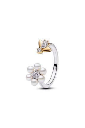 Hector&Co. Jewellery S925 Bridgerton Arı ve İşlenmiş Tatlı Su Kültür İncisi Ç...